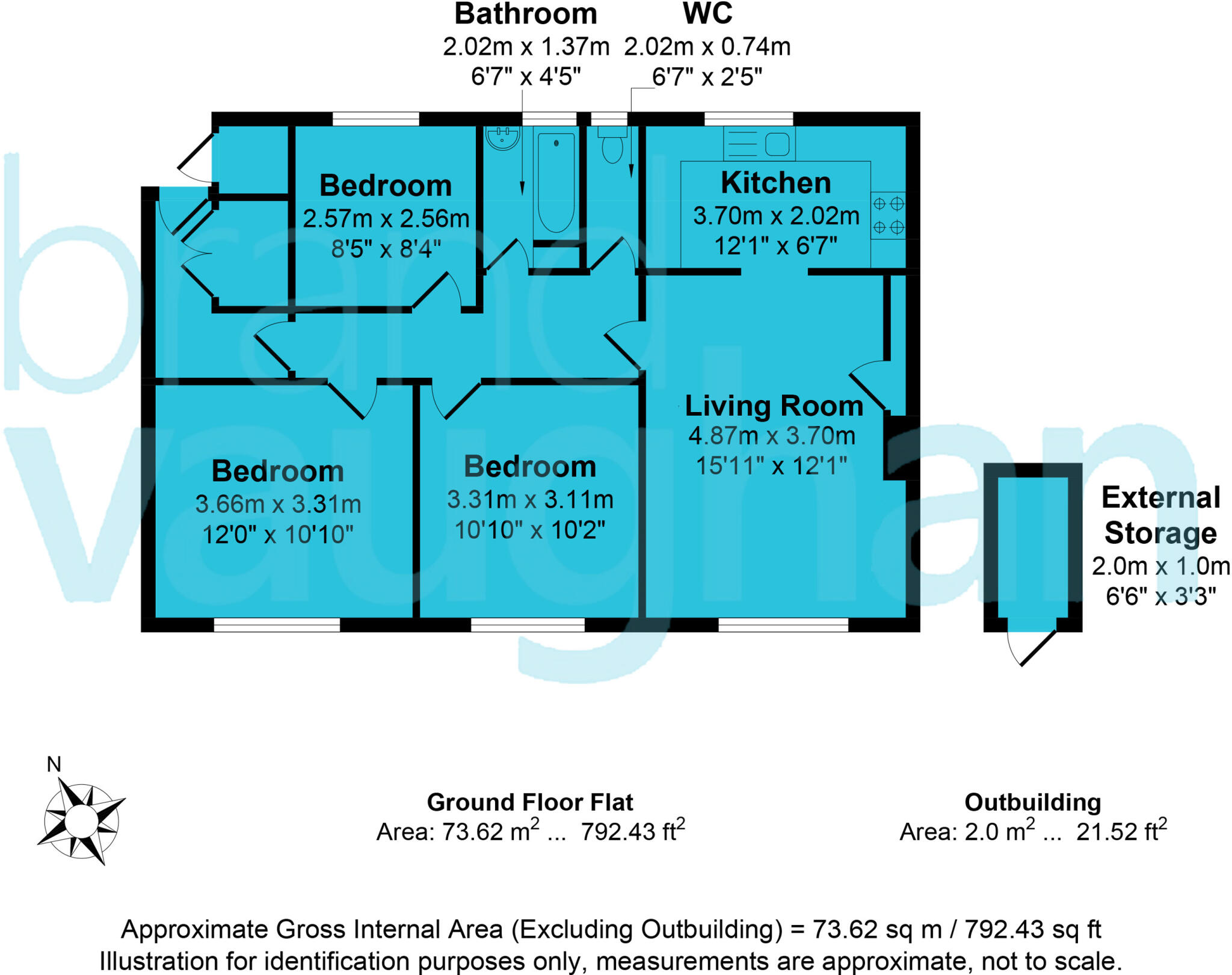 Horton Road, Brighton, East Sussex, BN1 floorplan