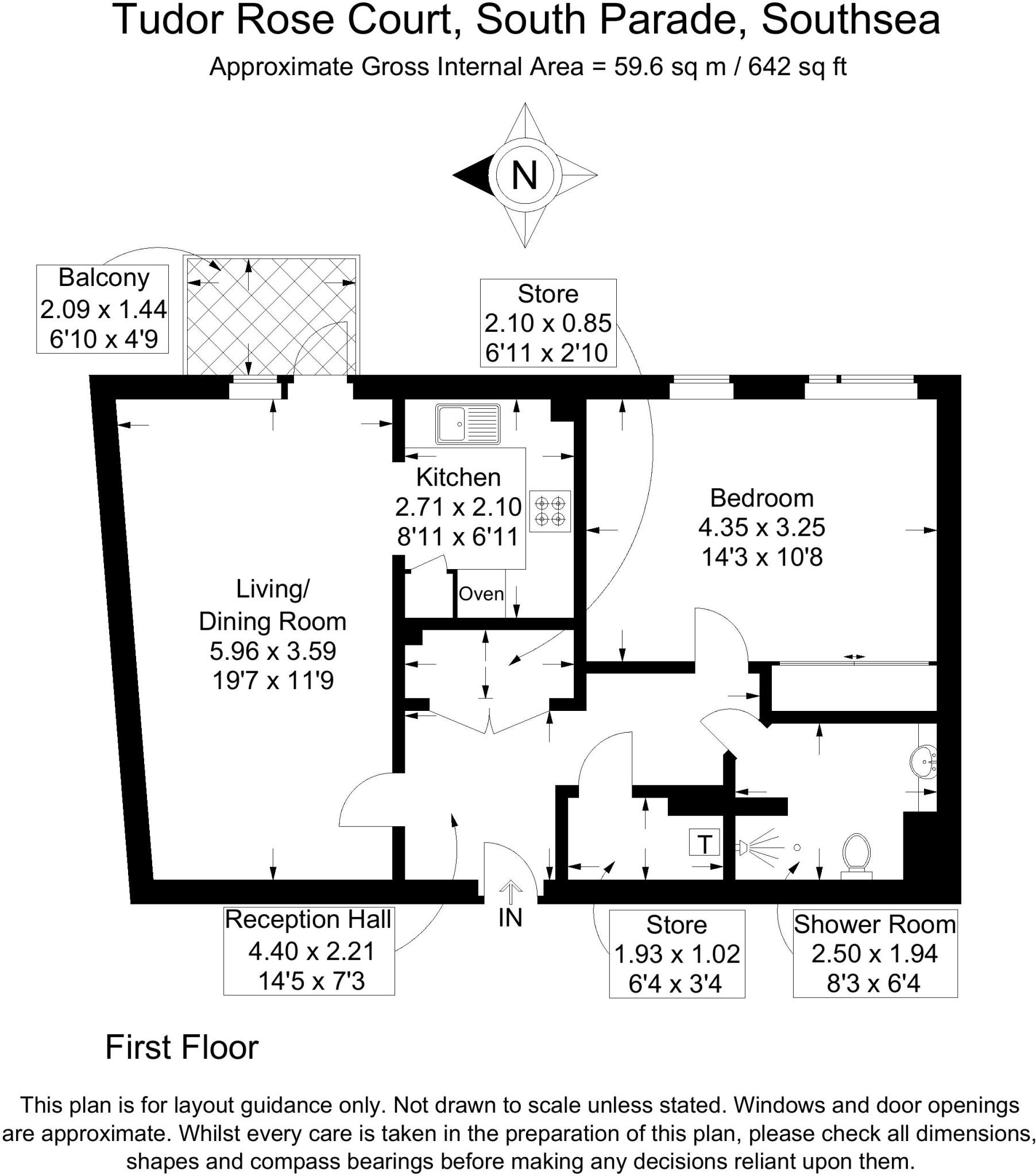 South Parade, Southsea floorplan
