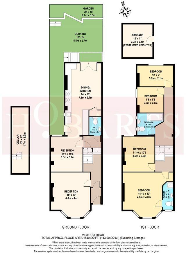 Victoria Road, Alexandra Park, N22 floorplan