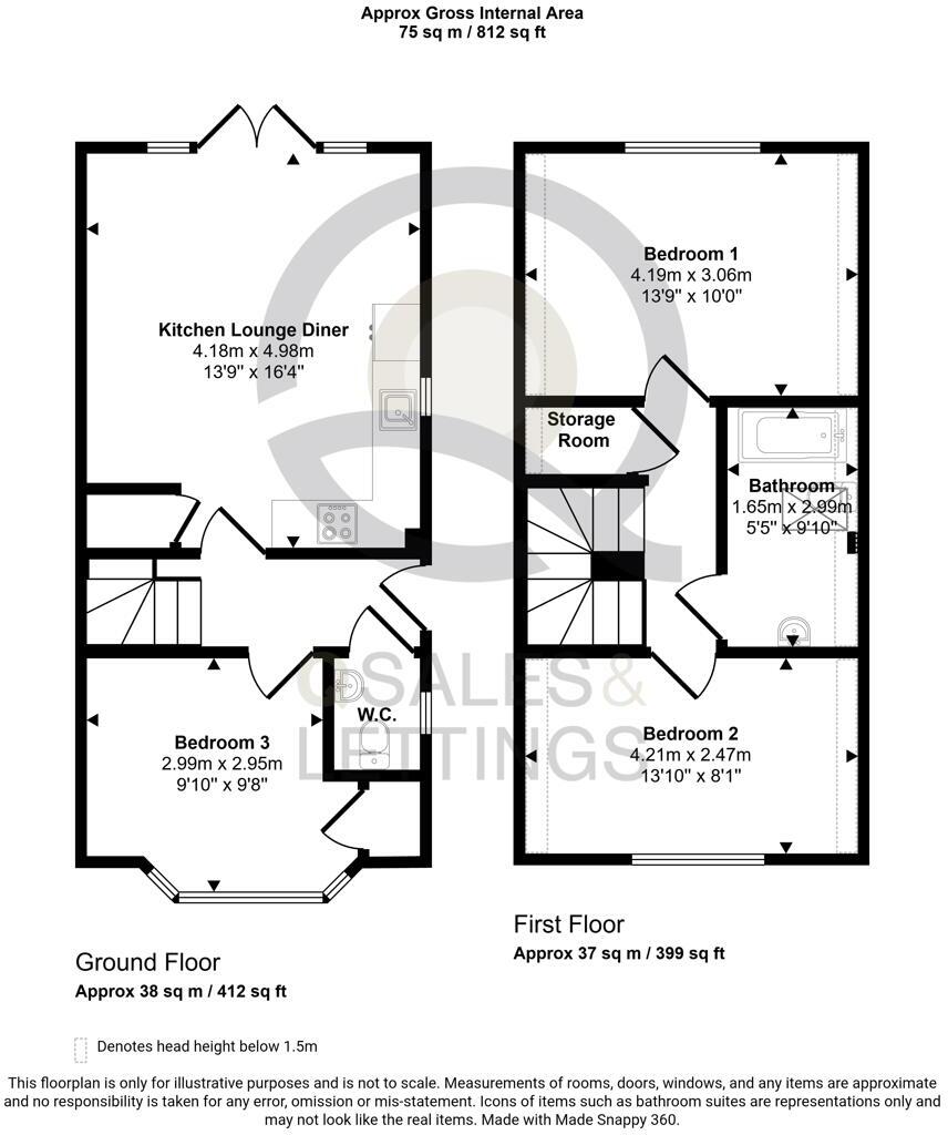 Cynthia Road, Poole, BH12 floorplan