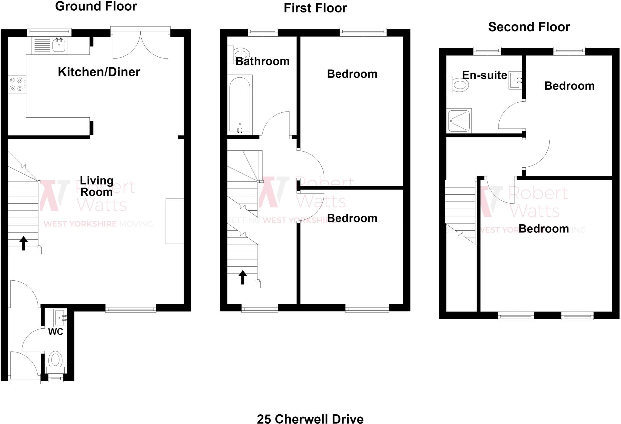 Cherwell Drive, Buttershaw, Bradford, West Yorkshire, BD6 floorplan