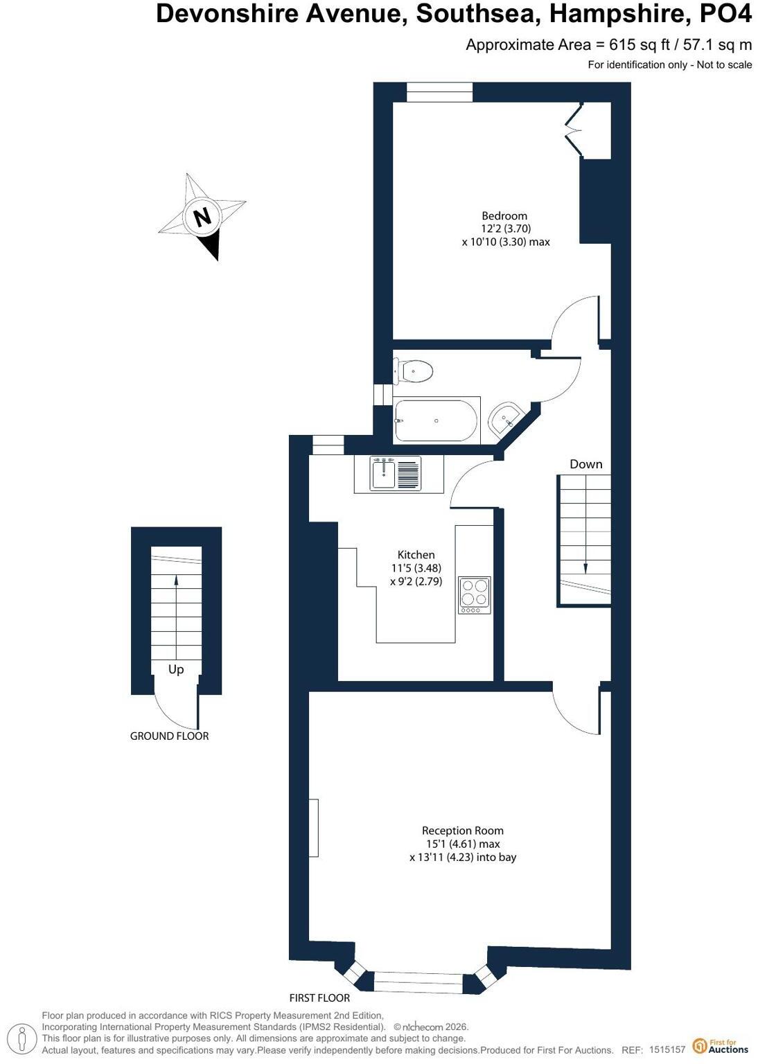 Devonshire Avenue, Southsea, Hampshire floorplan