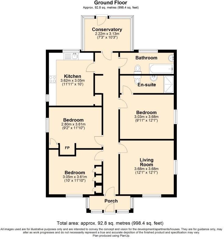 12 Wrekin Drive, Donnington, Telford, Shropshire, TF2 8DP floorplan