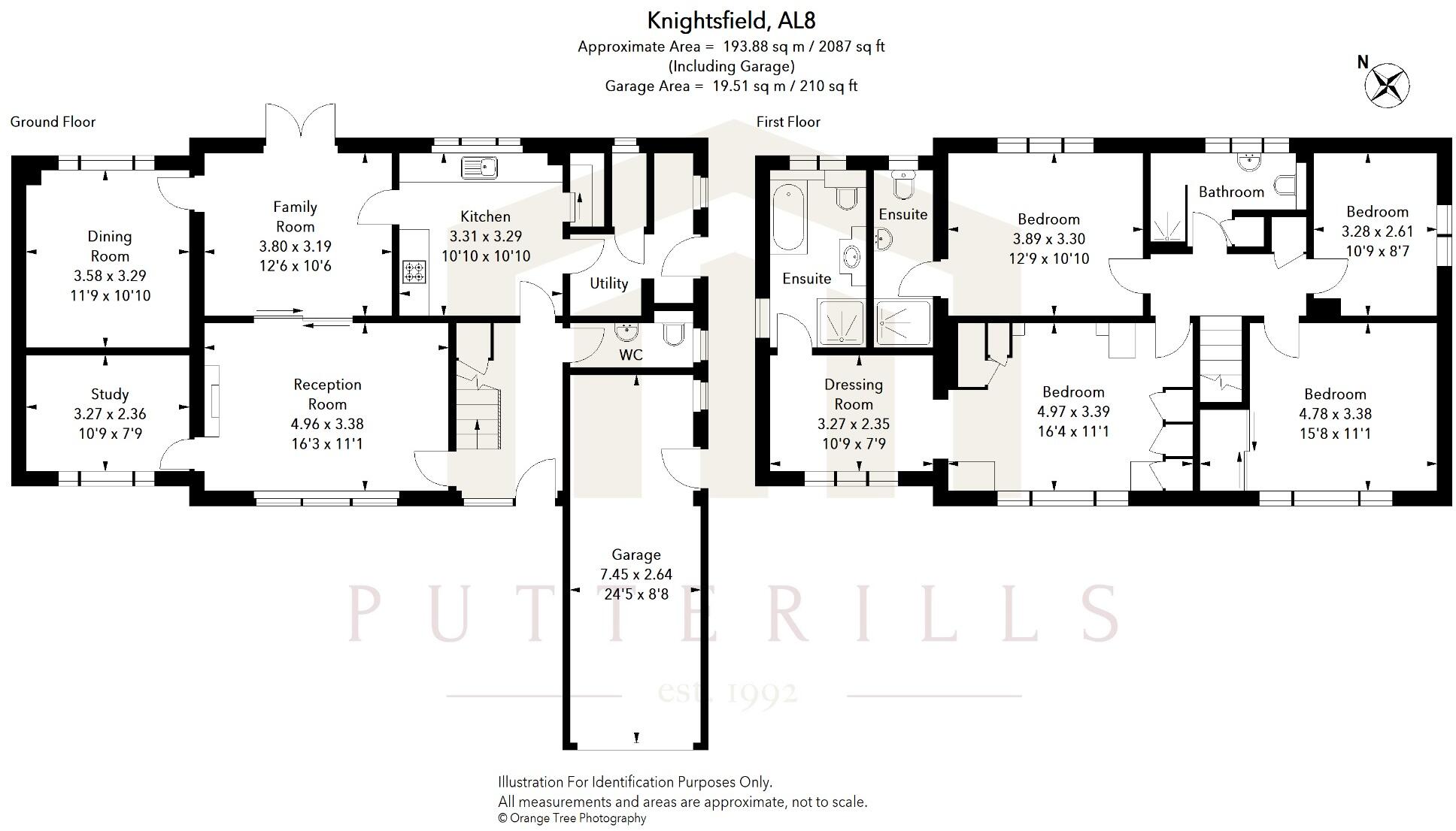 Knightsfield, Welwyn Garden City, Hertfordshire, AL8 floorplan