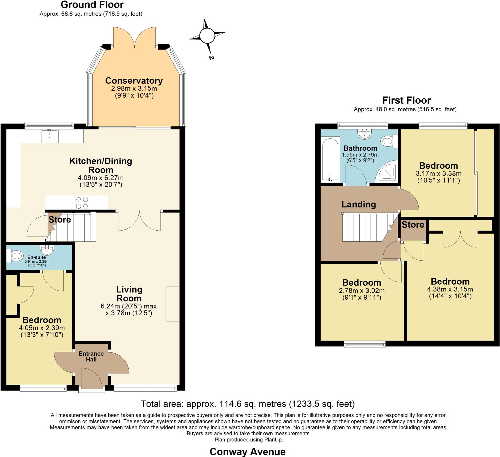 Conway Avenue, Great Wakering, Essex, SS3 floorplan