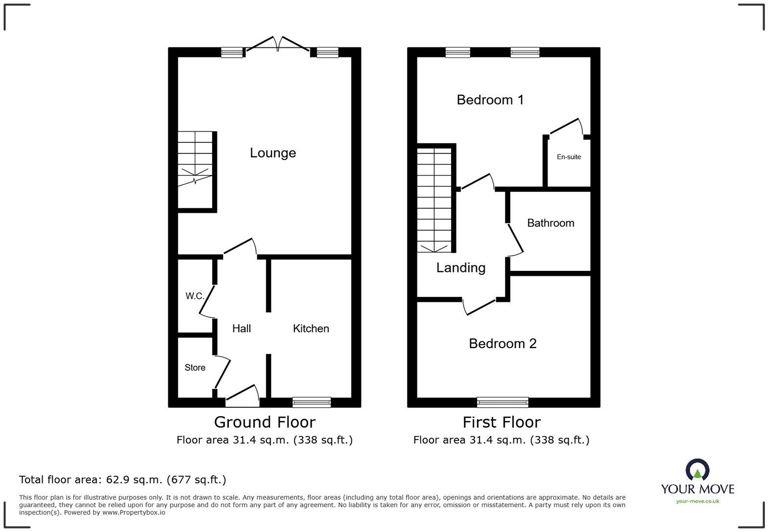 Havilland Place, Meir, Stoke On Trent, Staffordshire, ST3 floorplan