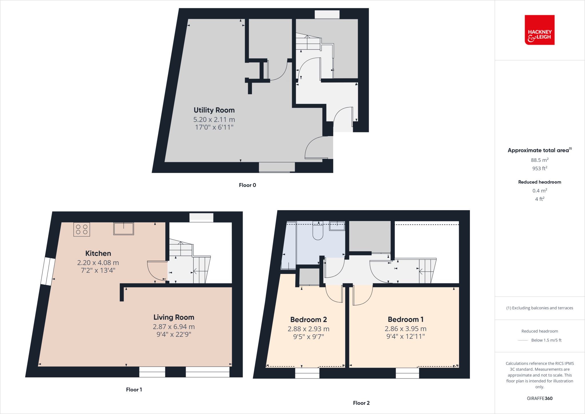Low Croft Cottage, 8 Parrock Mews, Grasmere, LA22 9QS floorplan