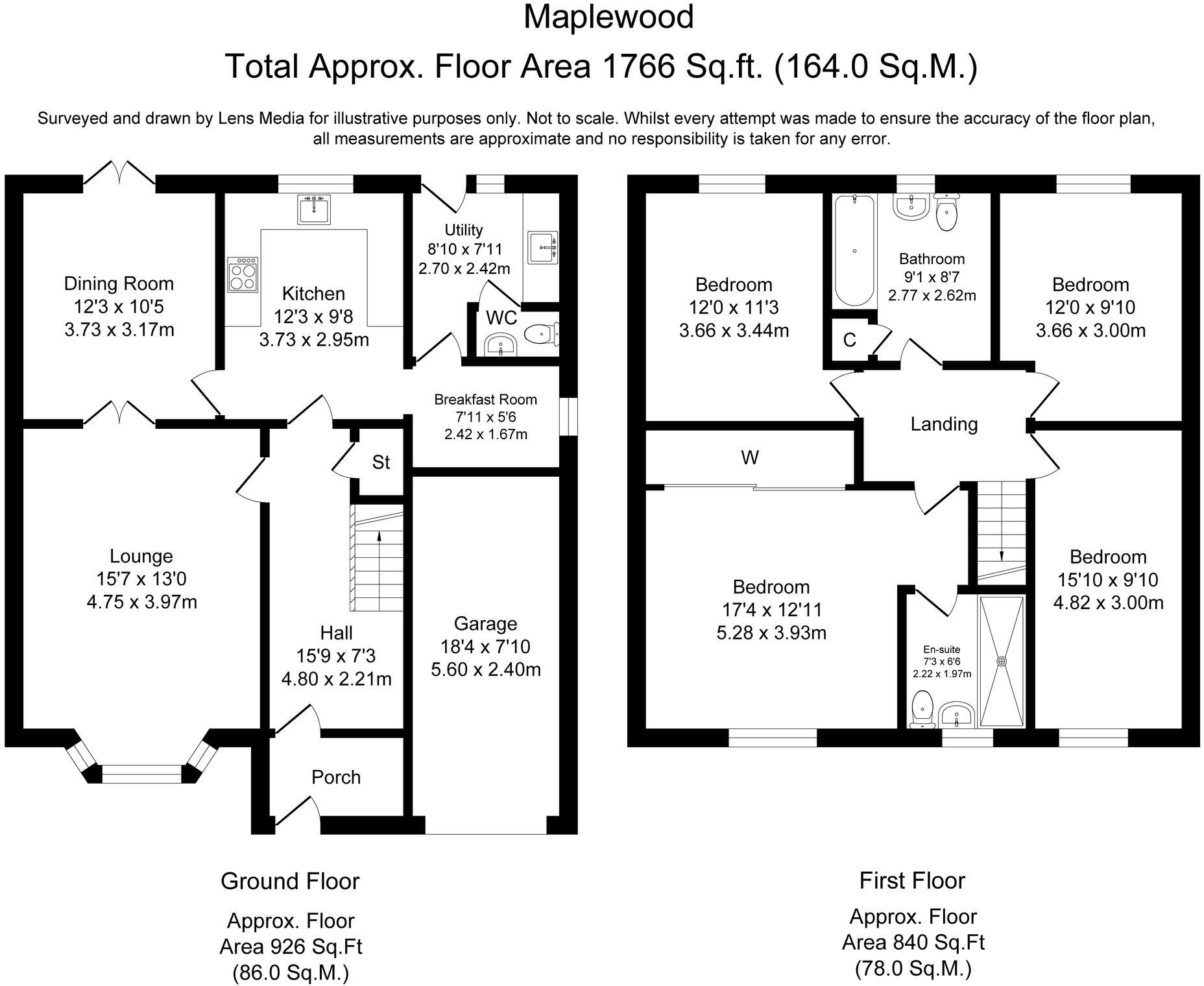Maplewood, Skelmersdale, WN8 floorplan