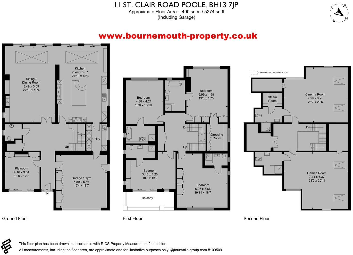 St Clair Road, Poole, Bournemouth Christchurch Poole floorplan