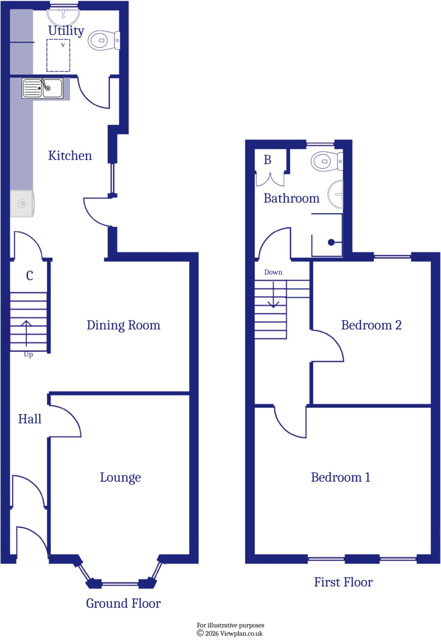 Archer Terrace, Penarth floorplan