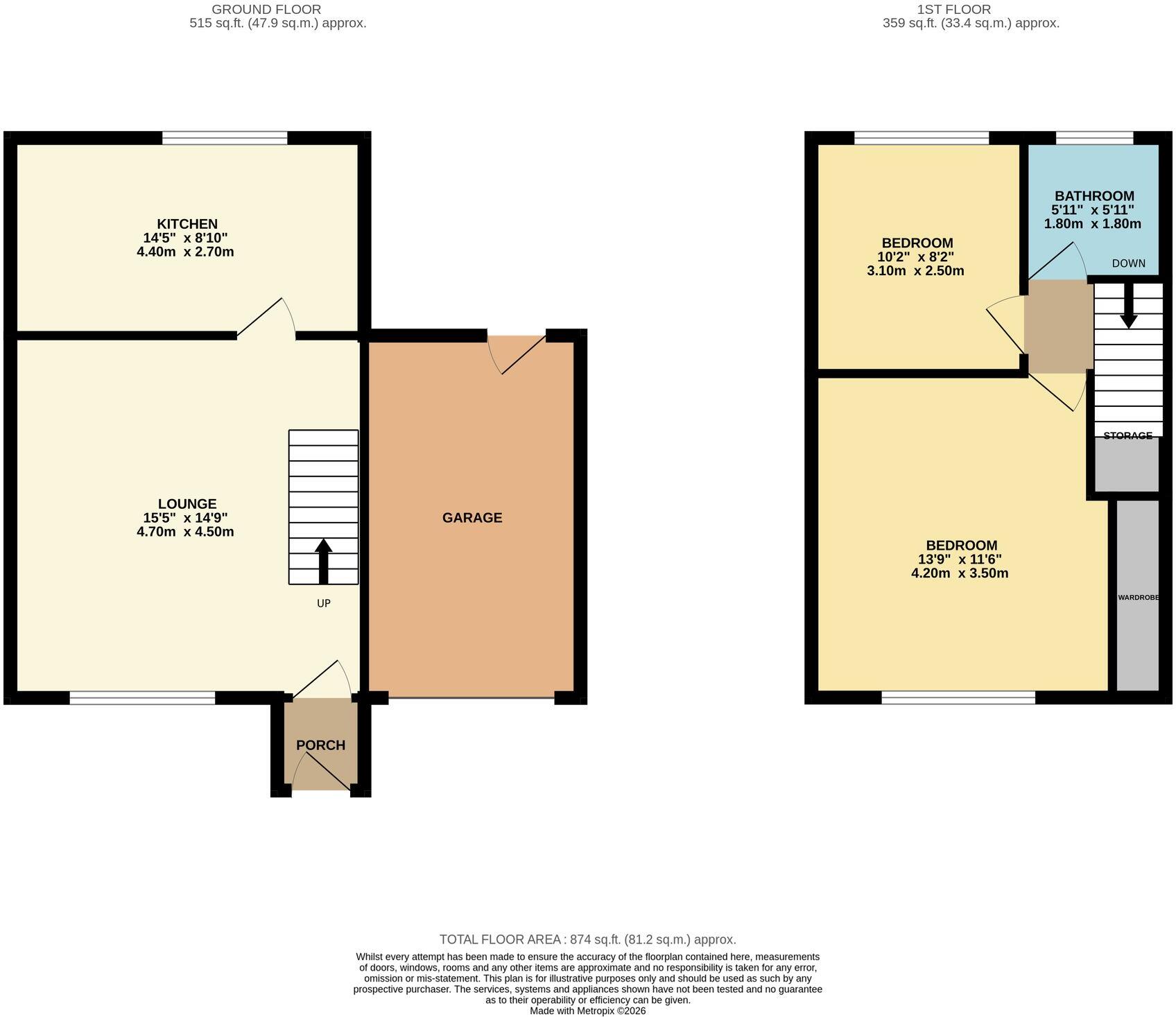 Middlebrook Drive, Lostock, BL6 floorplan