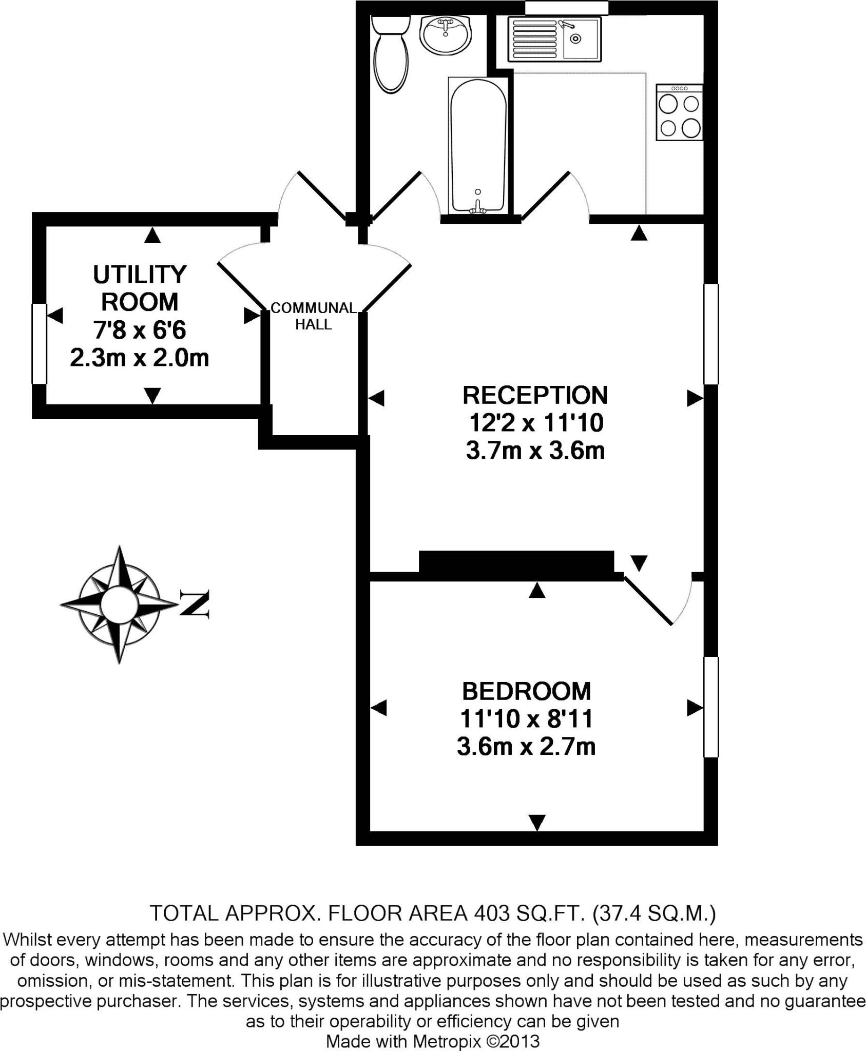 Grafton Square, London, SW4 floorplan