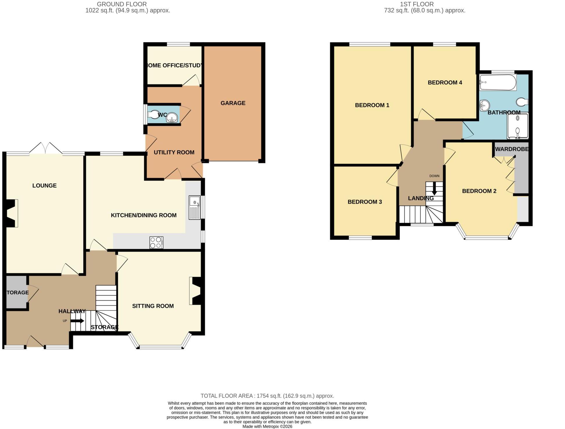 Princes Boulevard, Higher Bebington floorplan