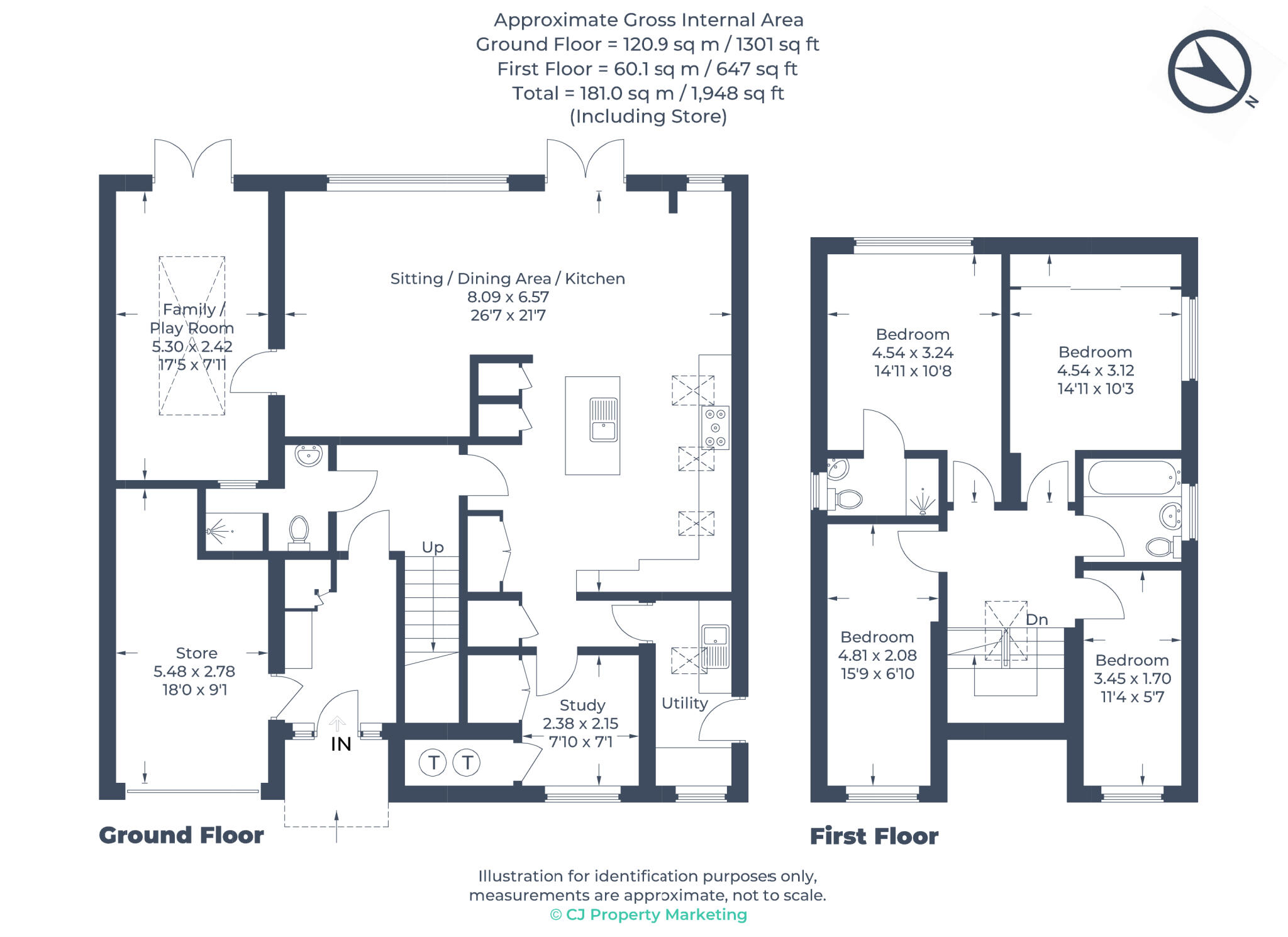 Crossway, Chesham, Buckinghamshire, HP5 floorplan