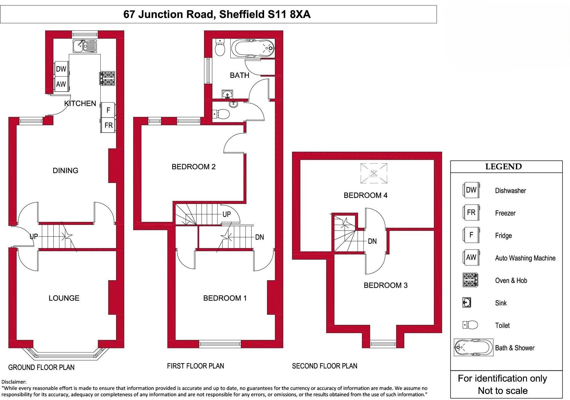67 Junction Road, Hunters Bar floorplan