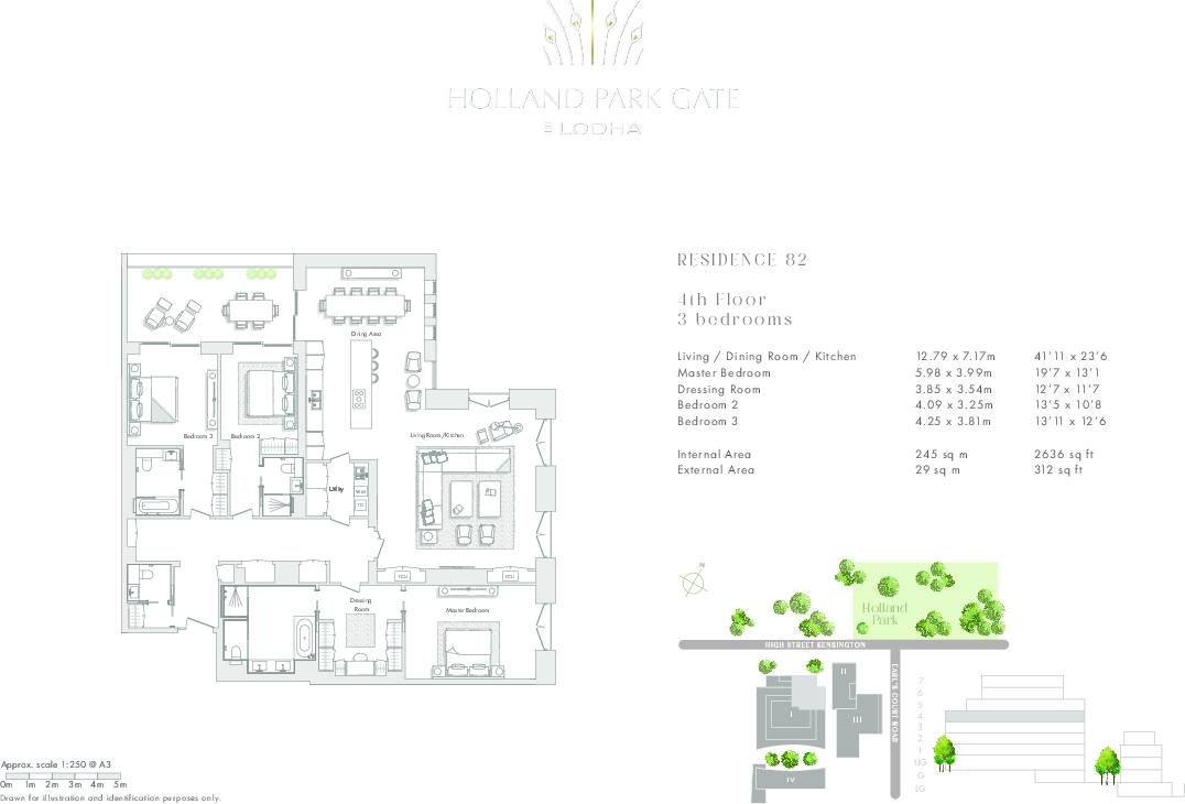 Holland Park Gate, 261 Kensington High Street, London, W8 6NA floorplan
