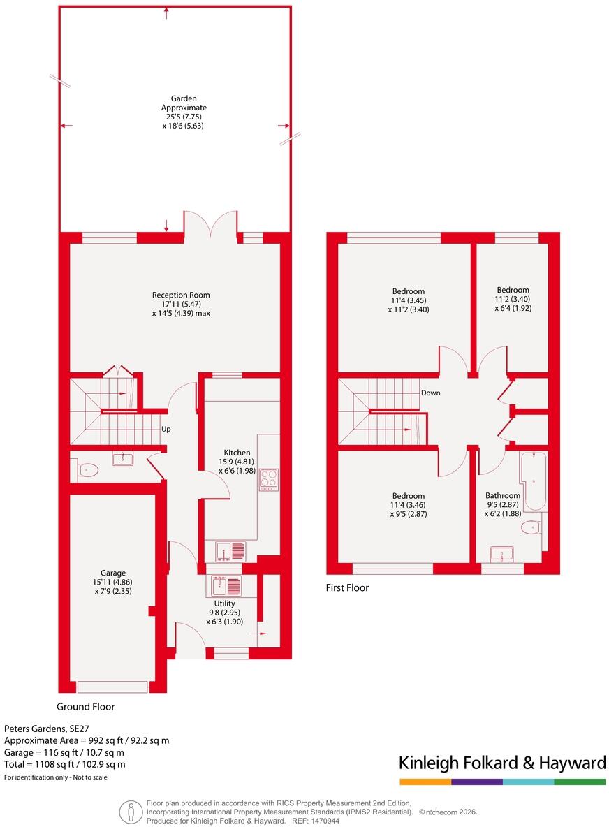 St. Peters Gardens, West Norwood, London, SE27 floorplan
