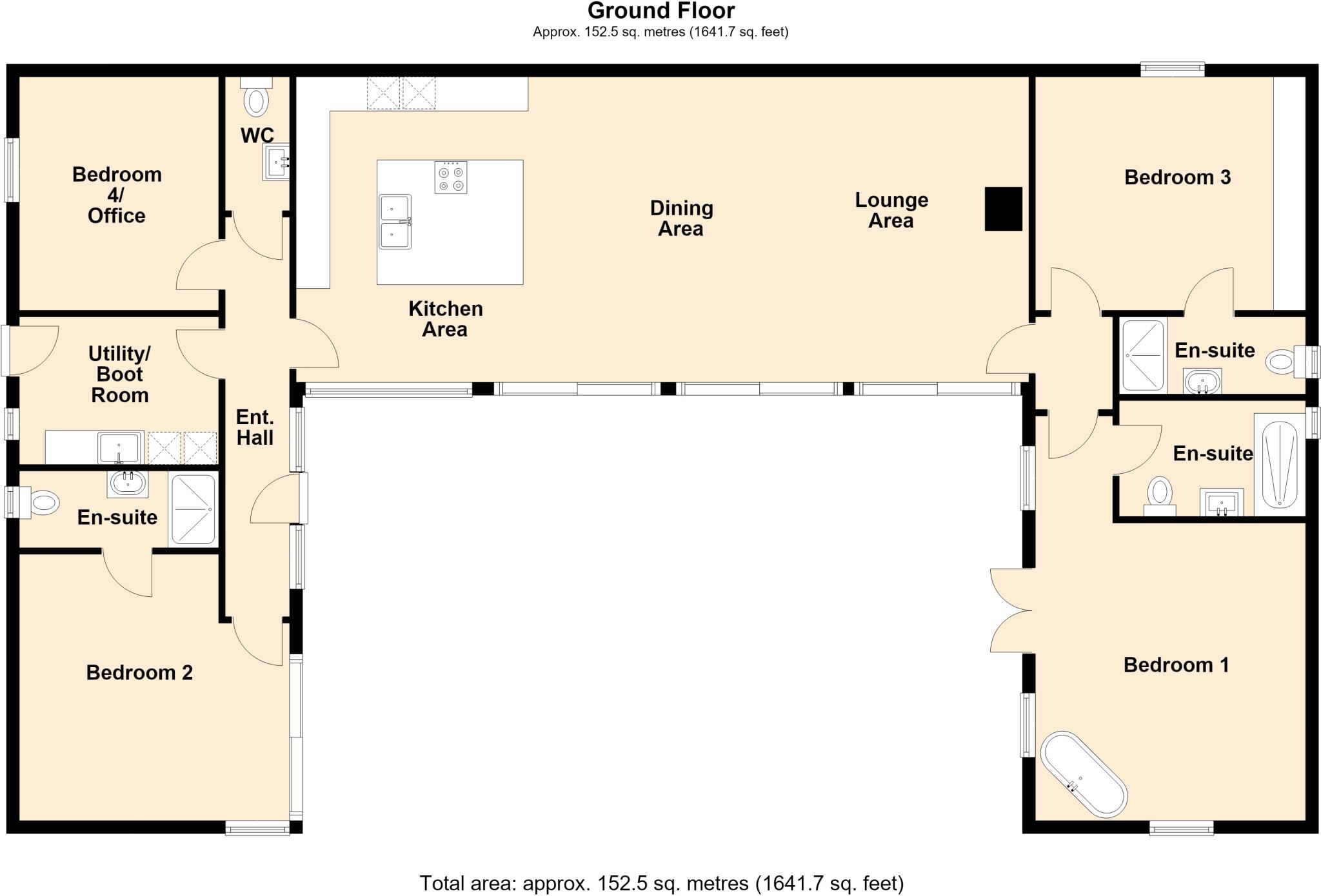 The Stables, Lamberts Marsh floorplan
