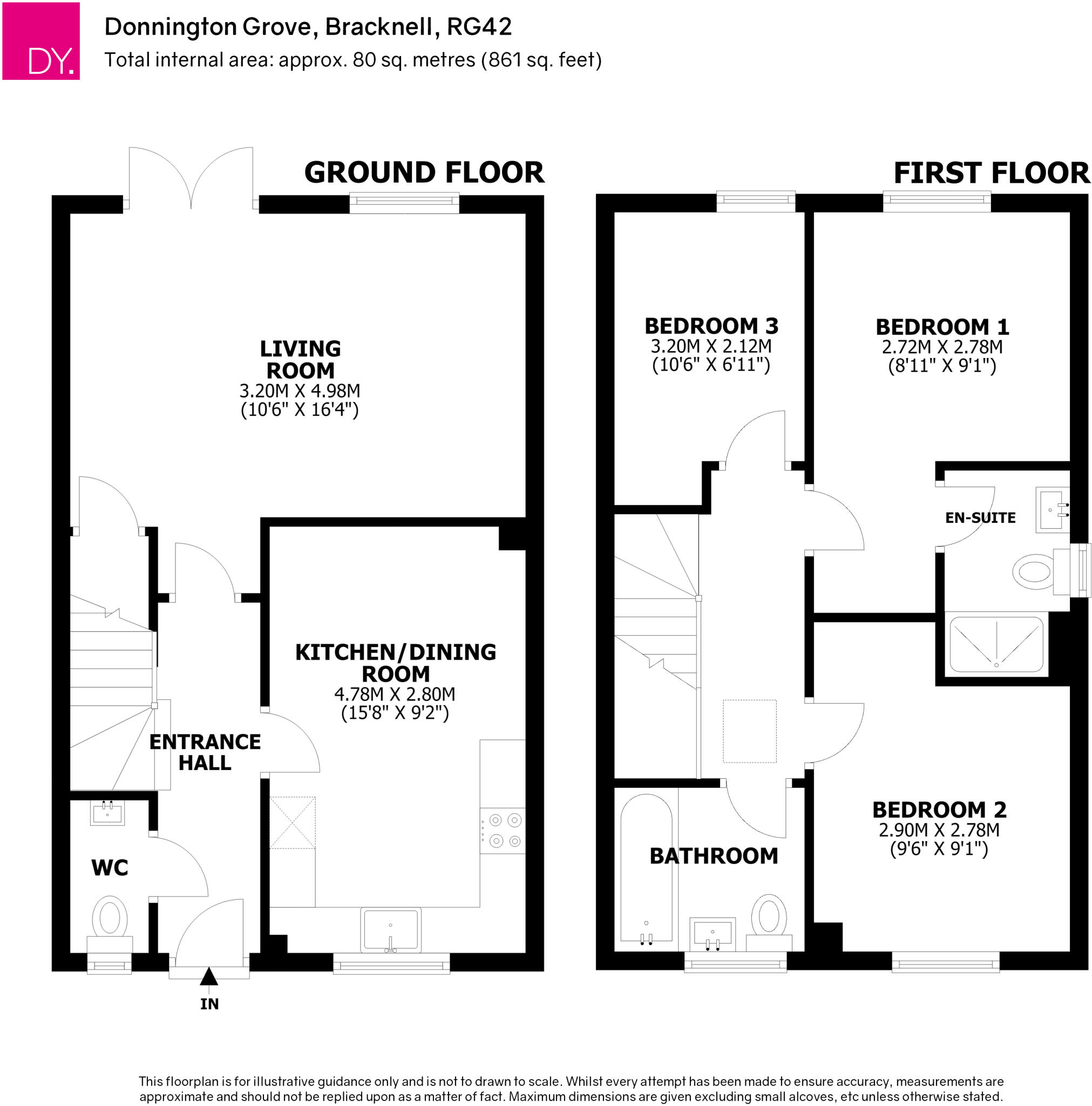 Donnington Grove, Binfield, Bracknell, Berkshire, RG42 floorplan