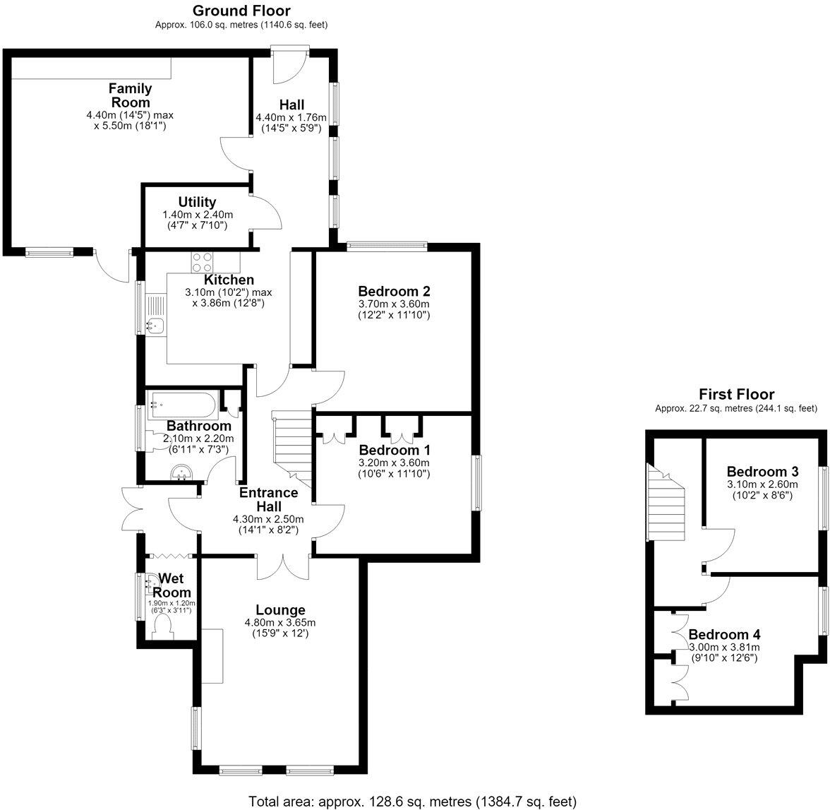 Sleaford Road, Cranwell Village, Sleaford, Lincolnshire, NG34 floorplan