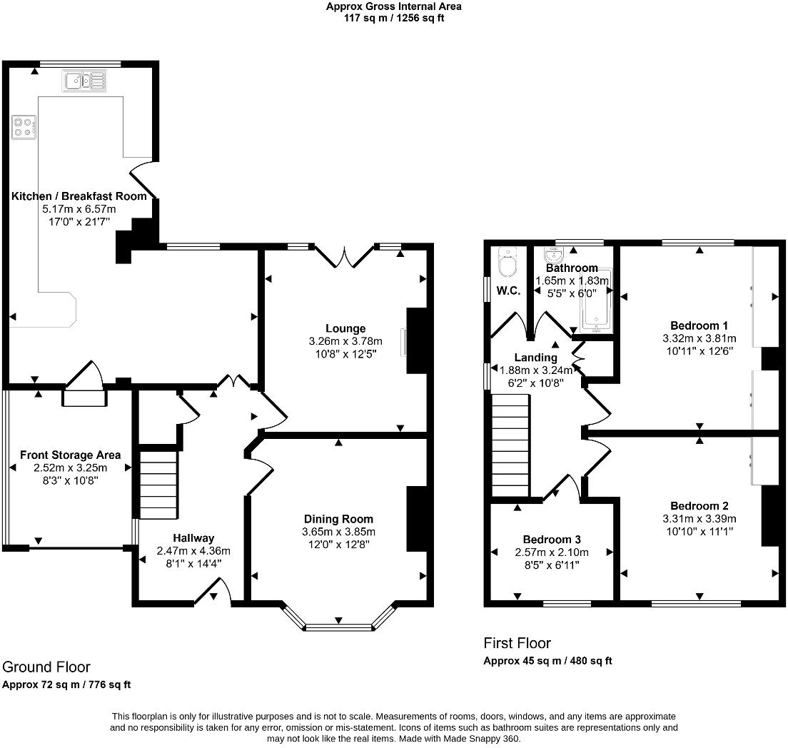 Putnoe Heights, Bedford, MK41 8EB floorplan