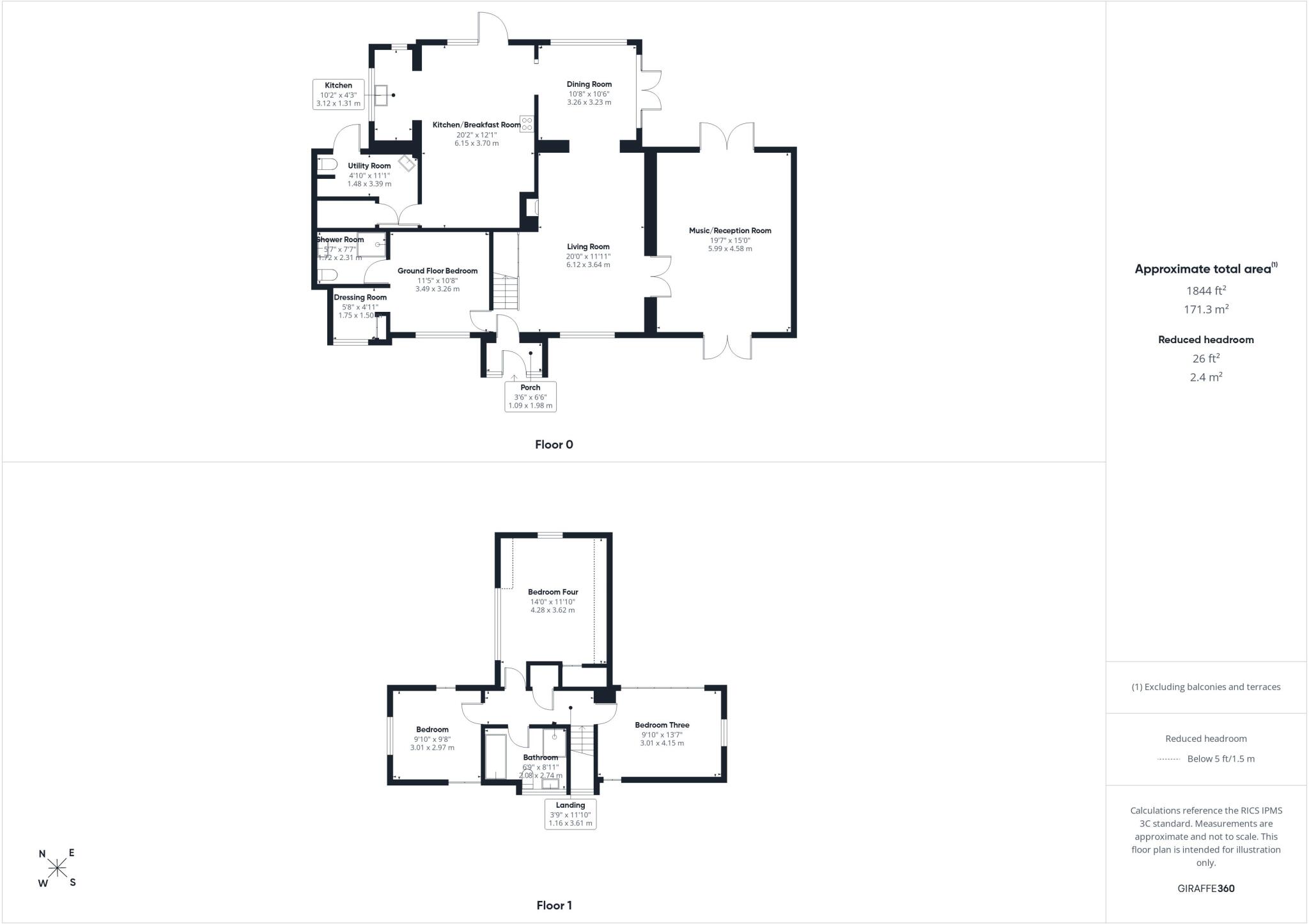 Green Close, Drinkstone floorplan