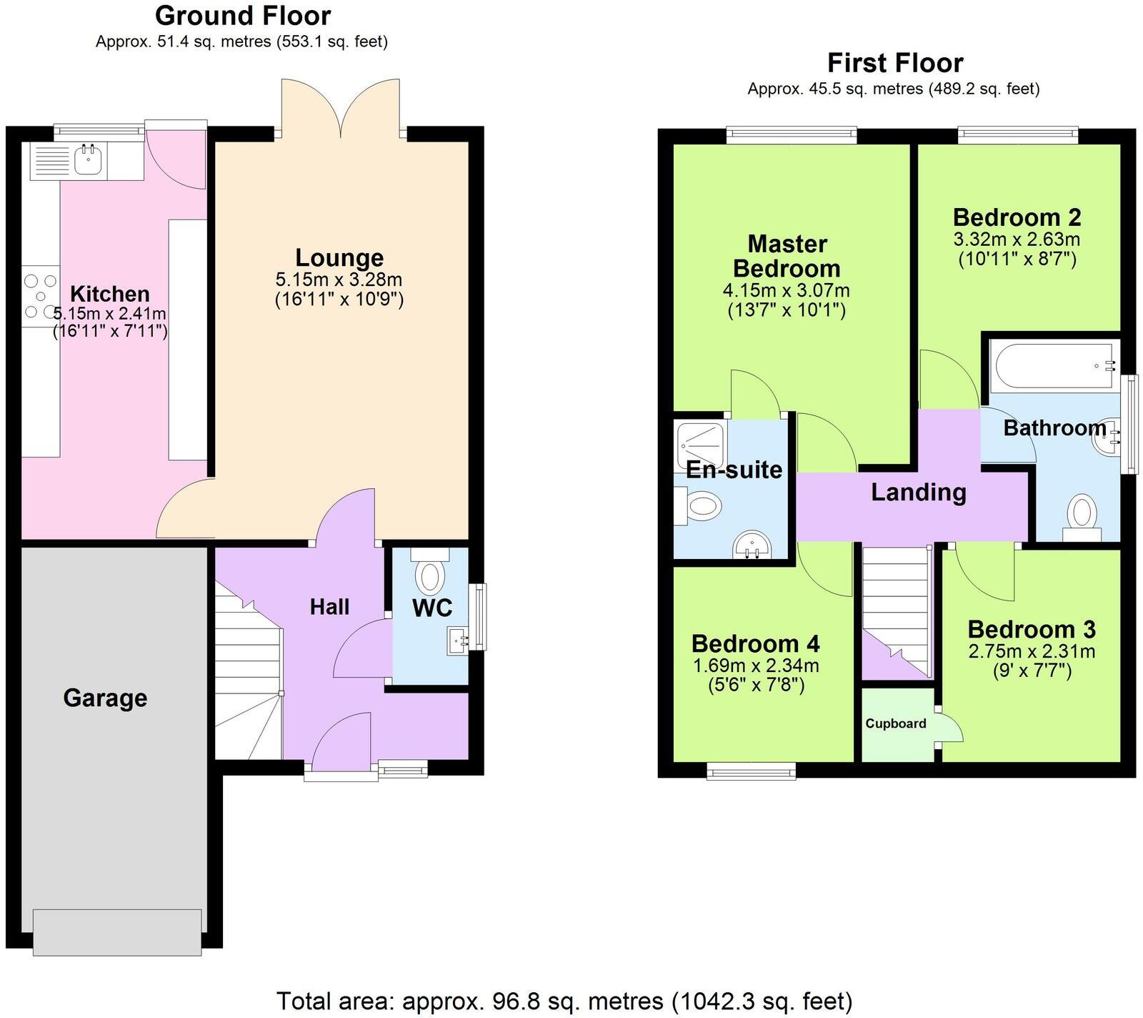 Foxhatch, Wickford, SS12 floorplan