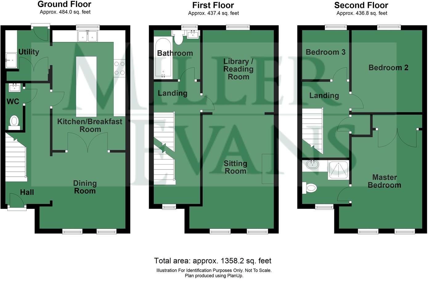 22 St. Julians Crescent, Shrewsbury, SY1 1UD floorplan