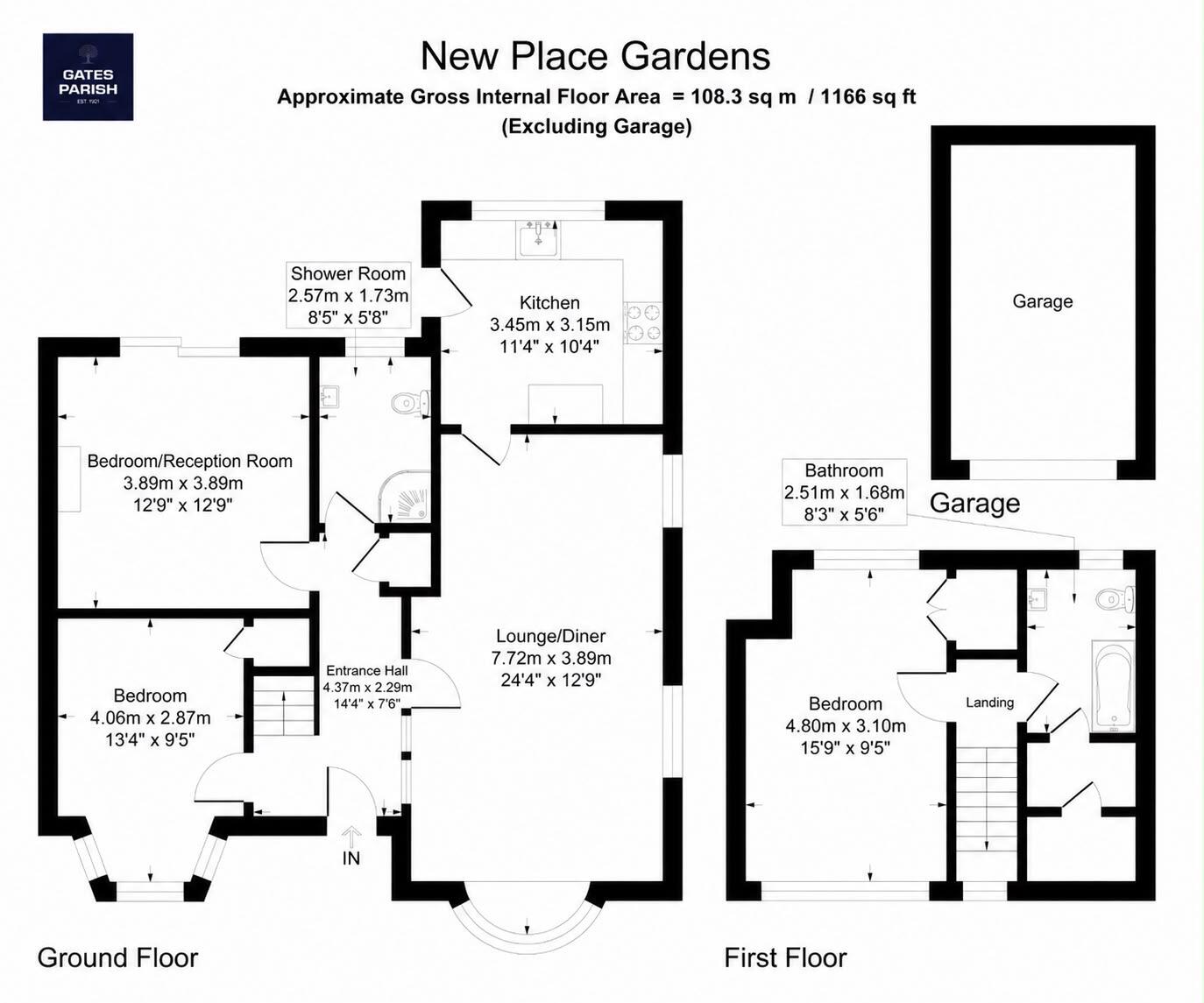 New Place Gardens, Upminster, RM14 floorplan