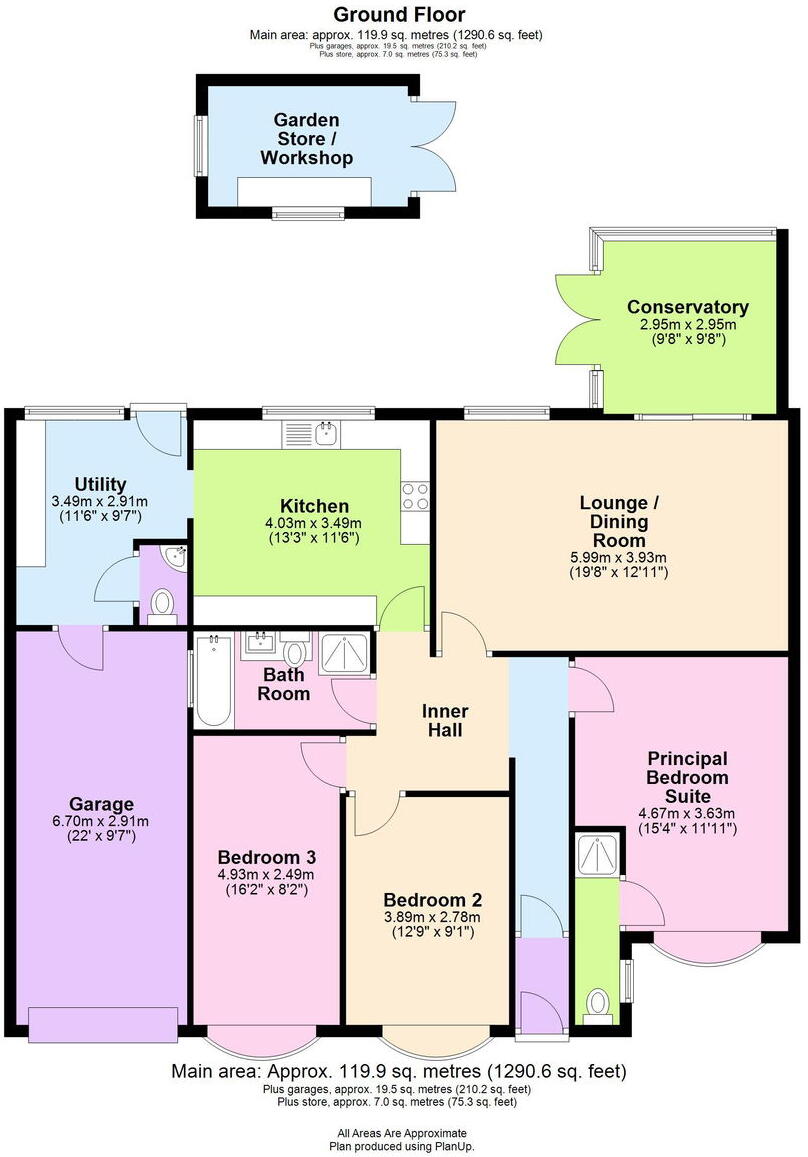21A, Bull Meadow Lane, Wombourne, Wolverhampton, WV5 9DE floorplan