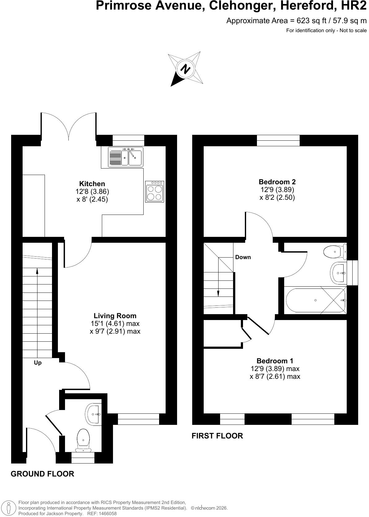 Primrose Avenue, Clehonger, Hereford, Herefordshire floorplan