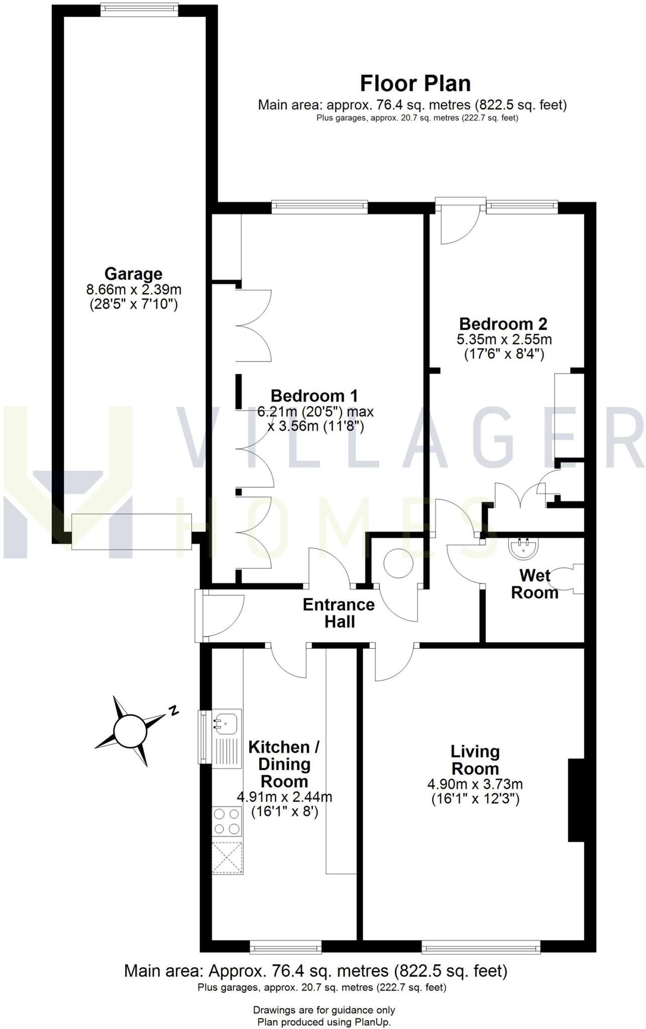 Evans Close, Brampton, PE28 floorplan