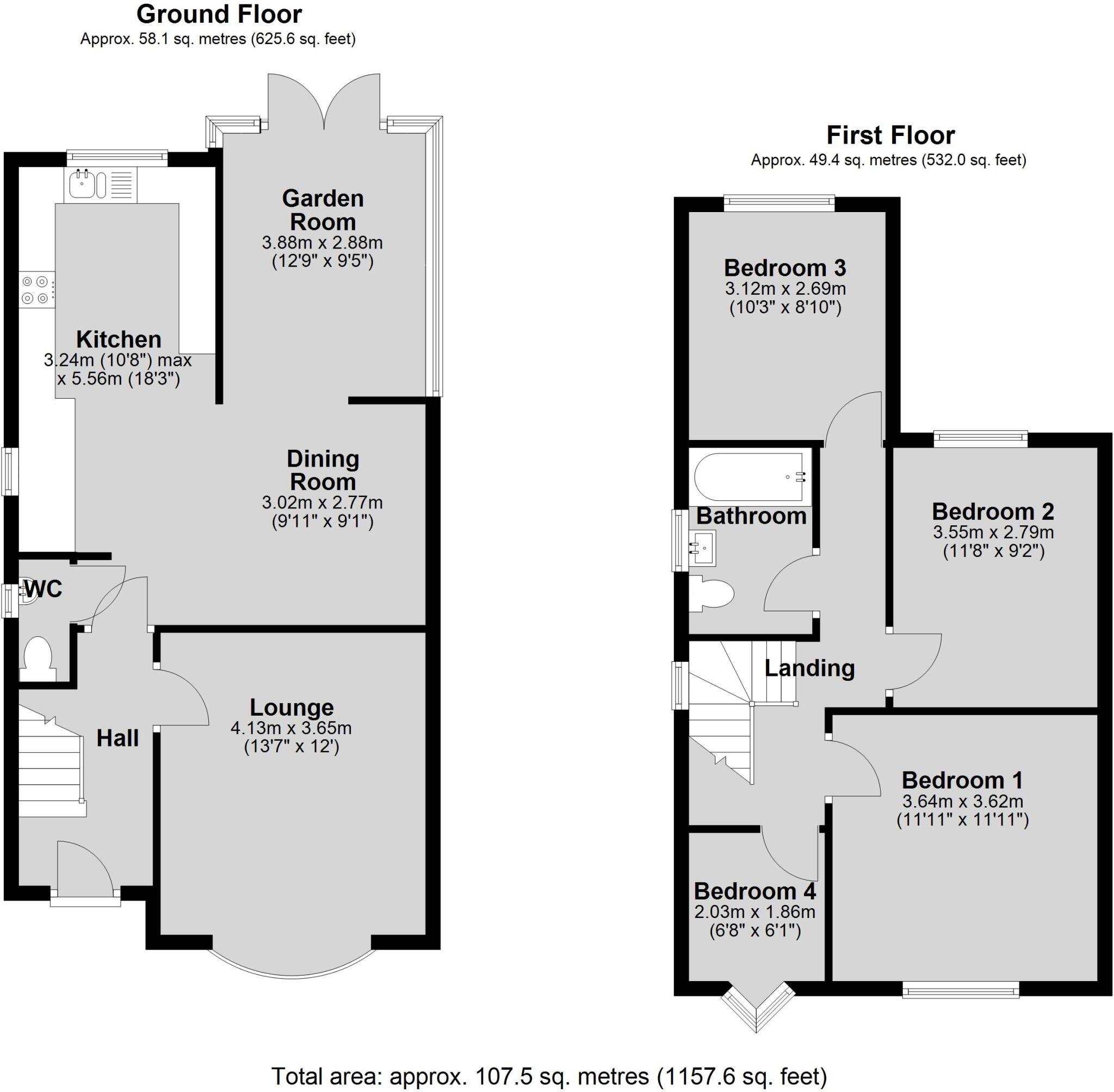 Lincoln Road, North Hykeham floorplan