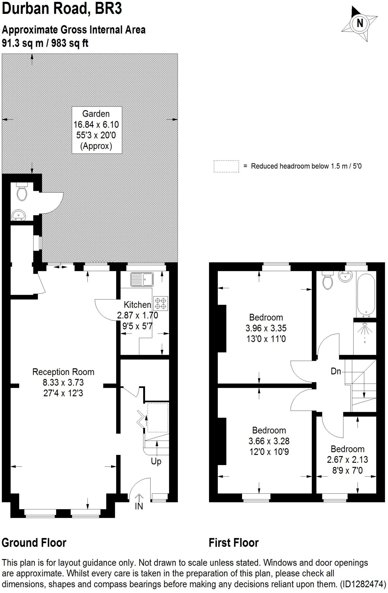 Durban Road, Beckenham, Kent, BR3 floorplan
