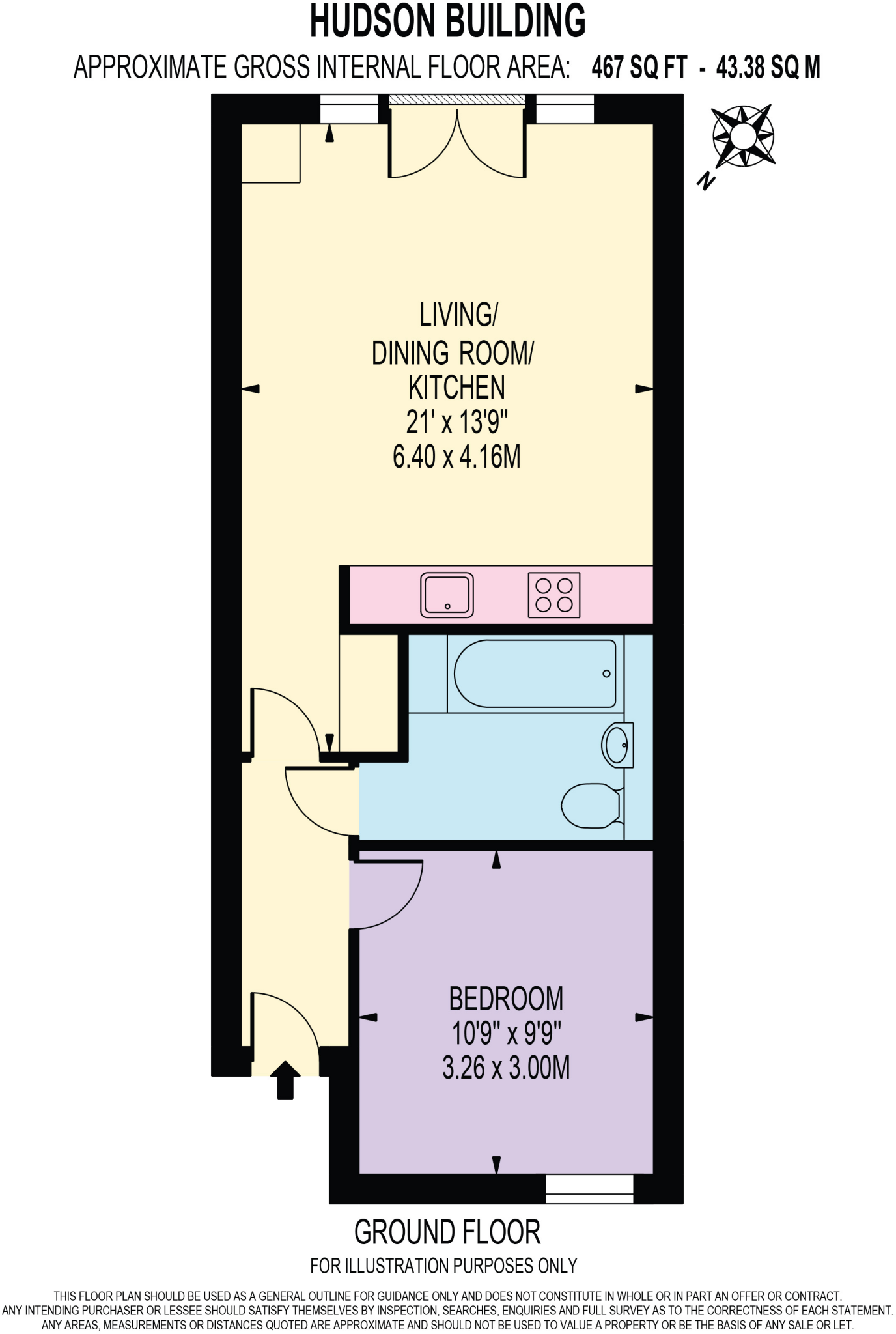 Hudson Building ,Chicksand Street, London, E1 floorplan