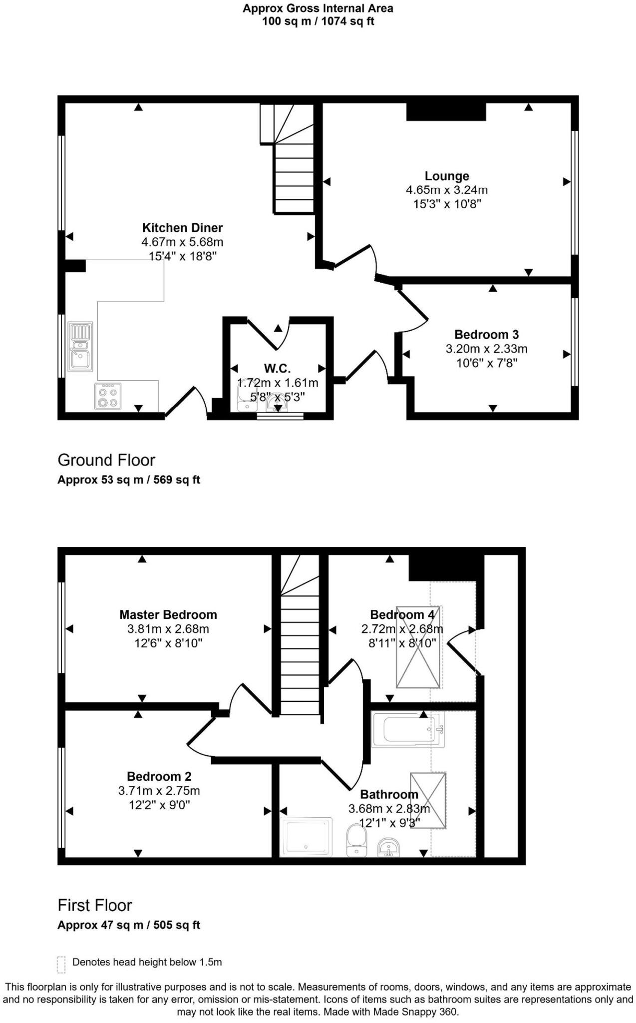 Whittington Drive, Weston-Super-Mare, BS22 floorplan