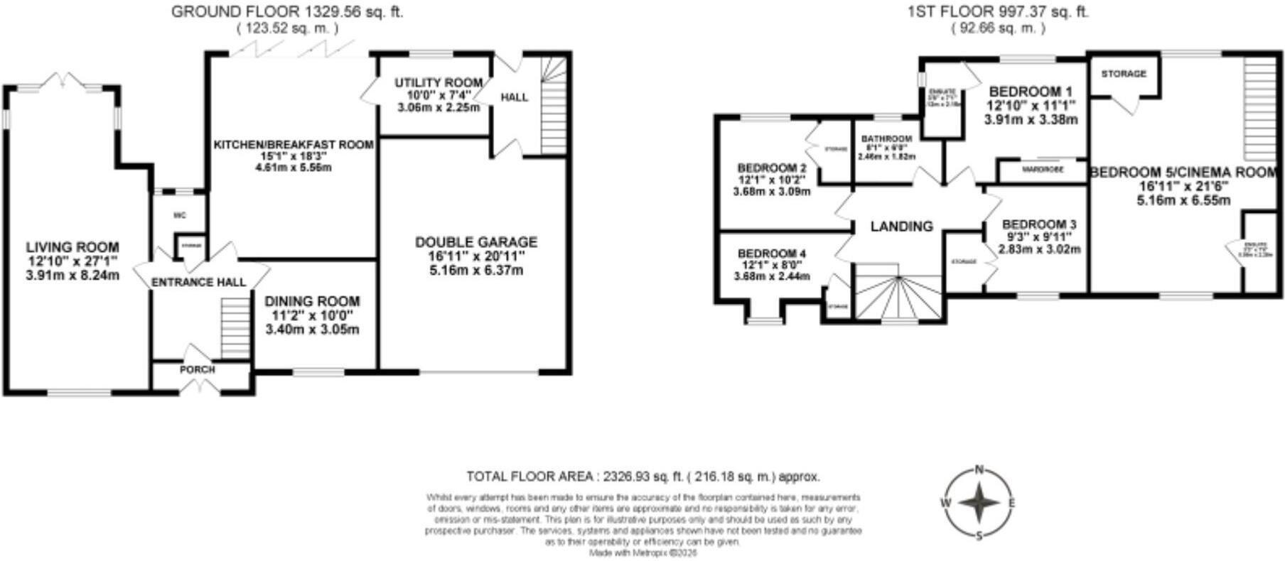 Friars Walk, Newcastle, ST5 floorplan