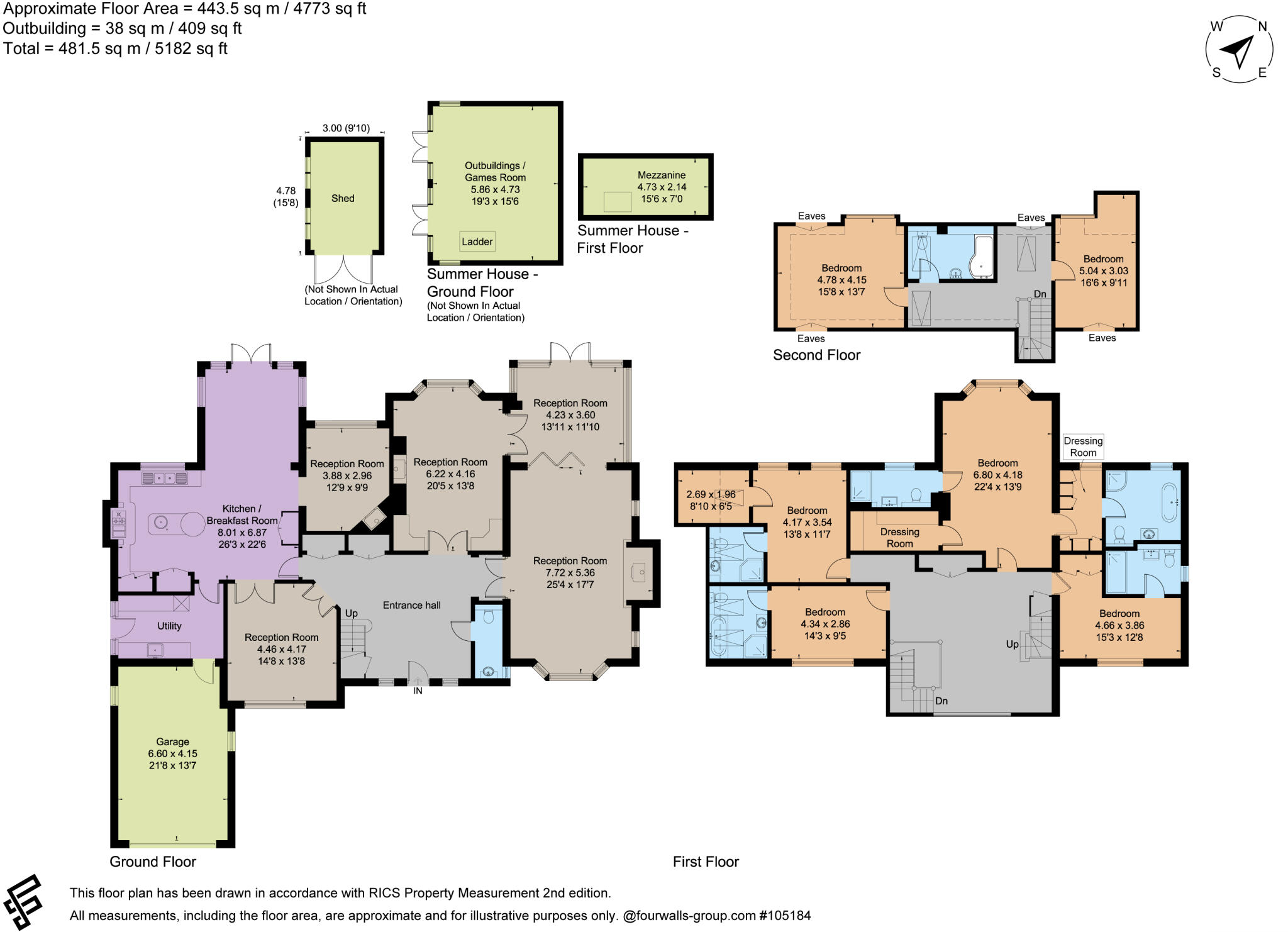 Cross Lane, Harpenden, Hertfordshire floorplan