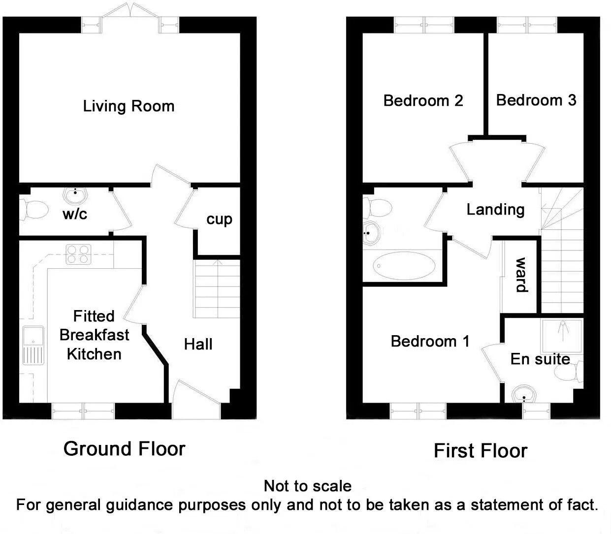 2 Brook Meadow, Wychbold, Droitwich, Worcestershire. WR9 7SJ floorplan