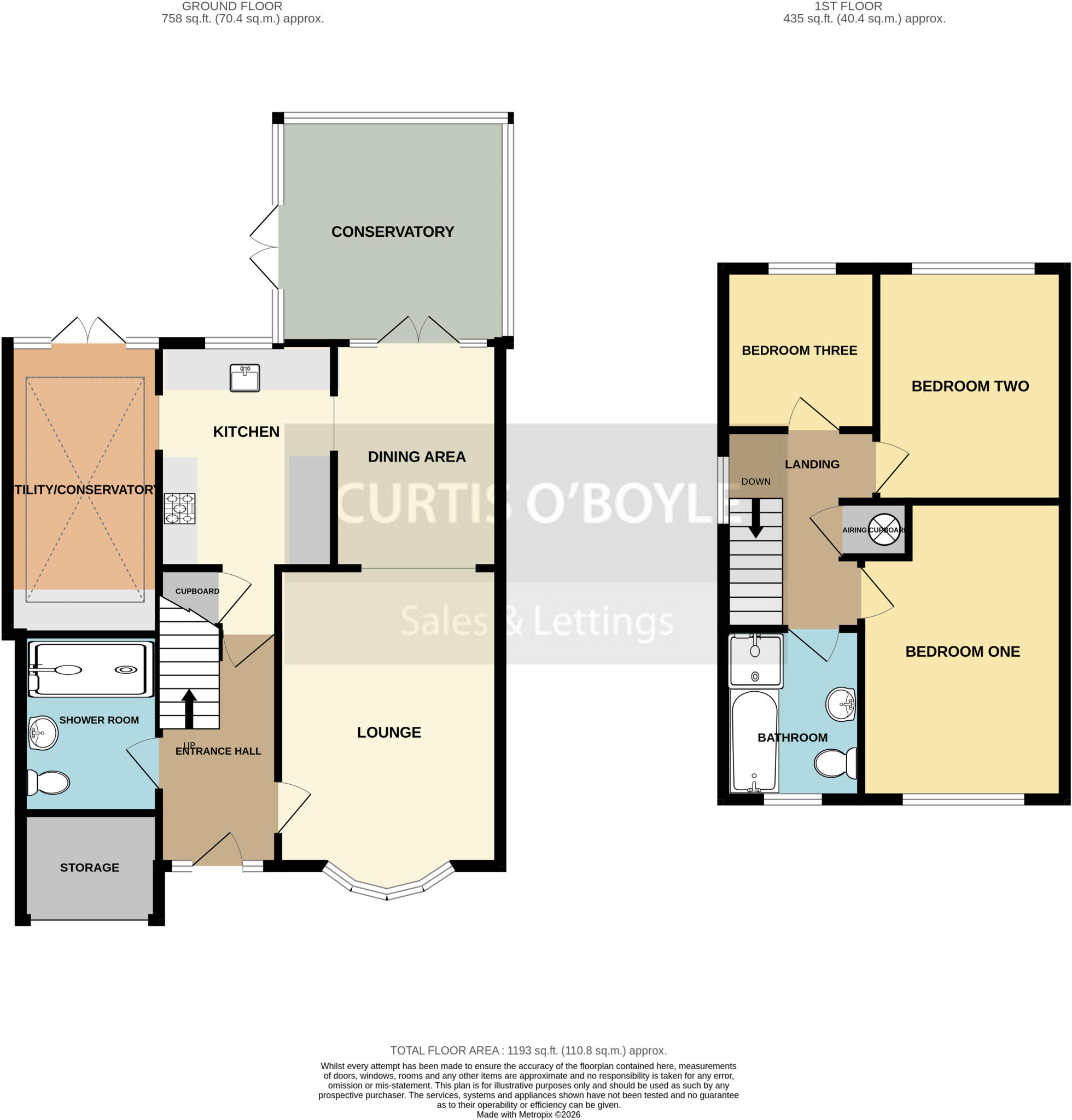 Homefield, Southminster floorplan