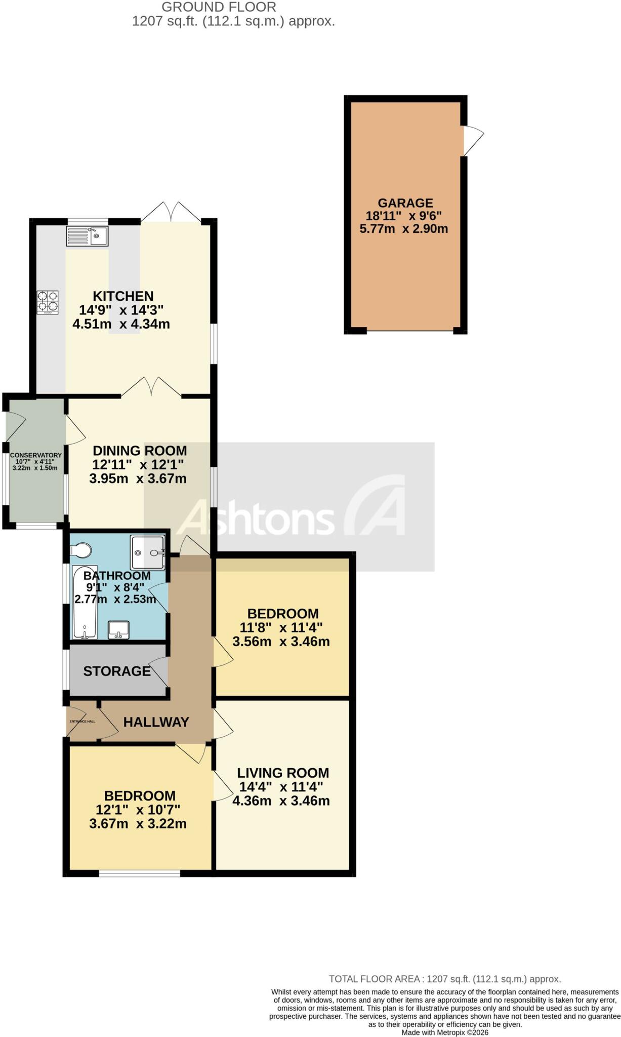 Chimes Road, Ashton-In-Makerfield, WN4 floorplan