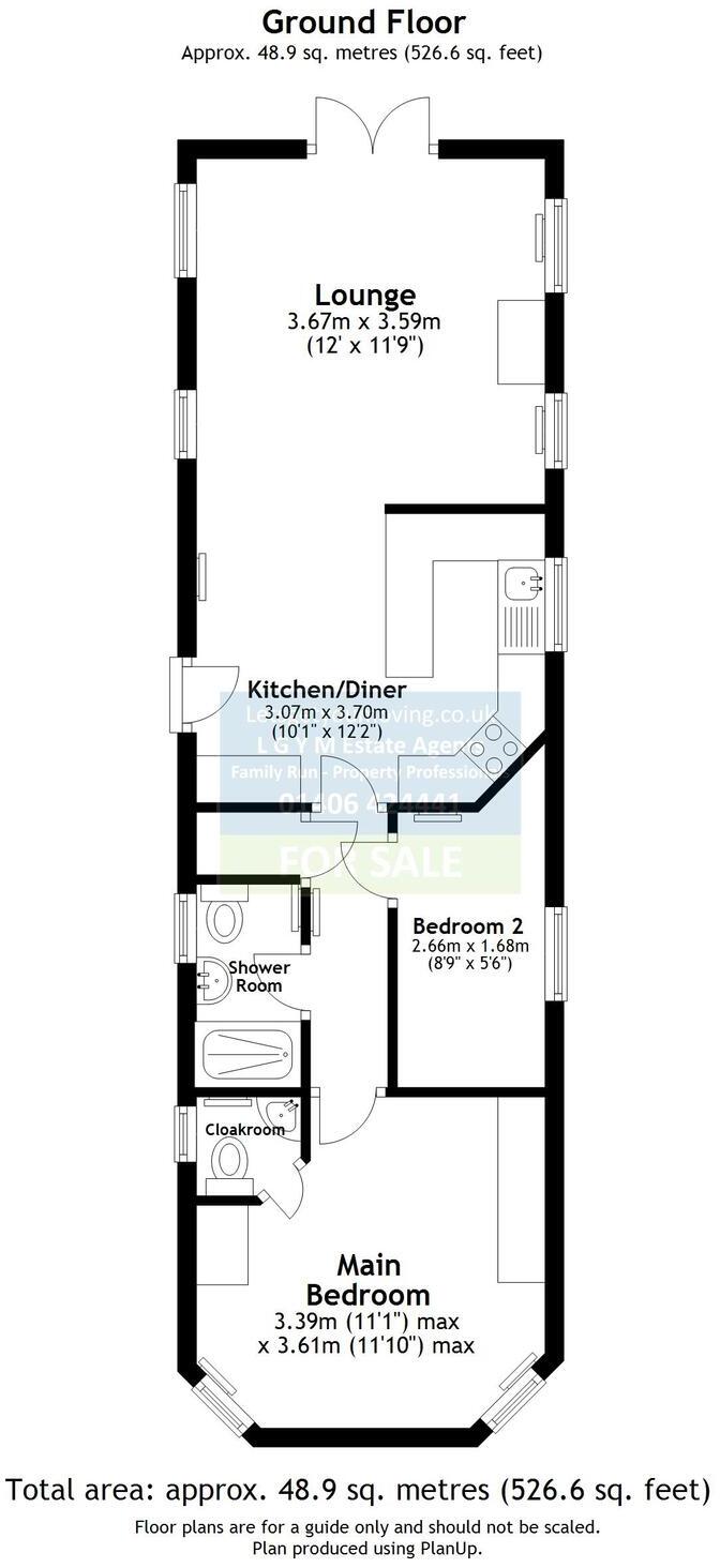 Heron Orchard Holiday Park, Frostley Gate floorplan