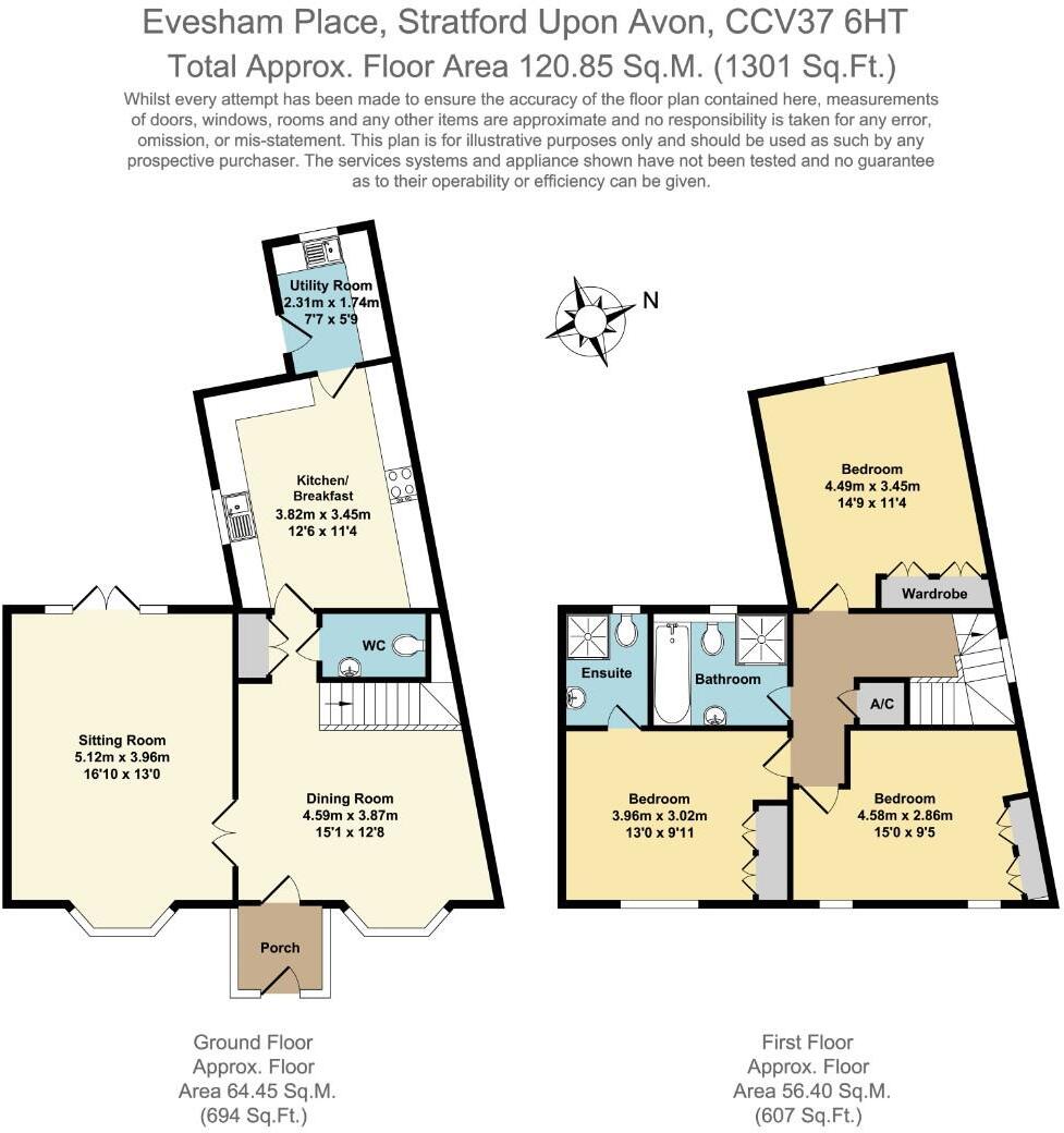 Evesham Place, Stratford-upon-Avon floorplan