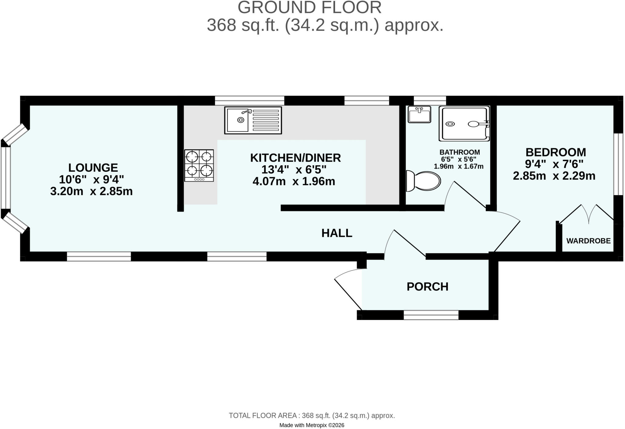 Tremarle Home Park, North Roskear, Camborne, Cornwall floorplan