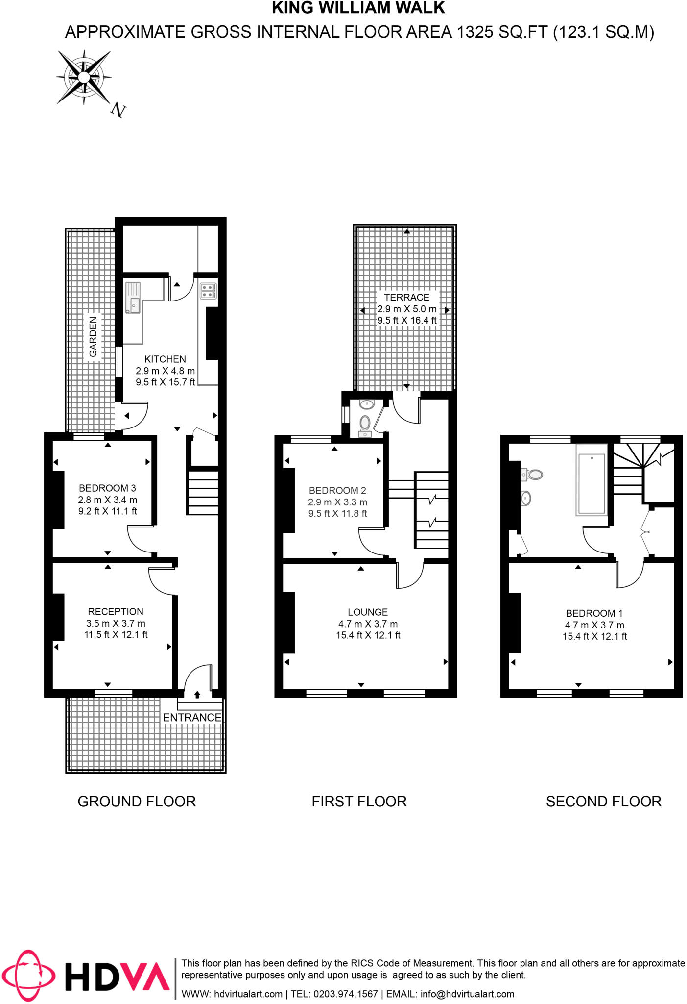 King William Walk London SE10 floorplan