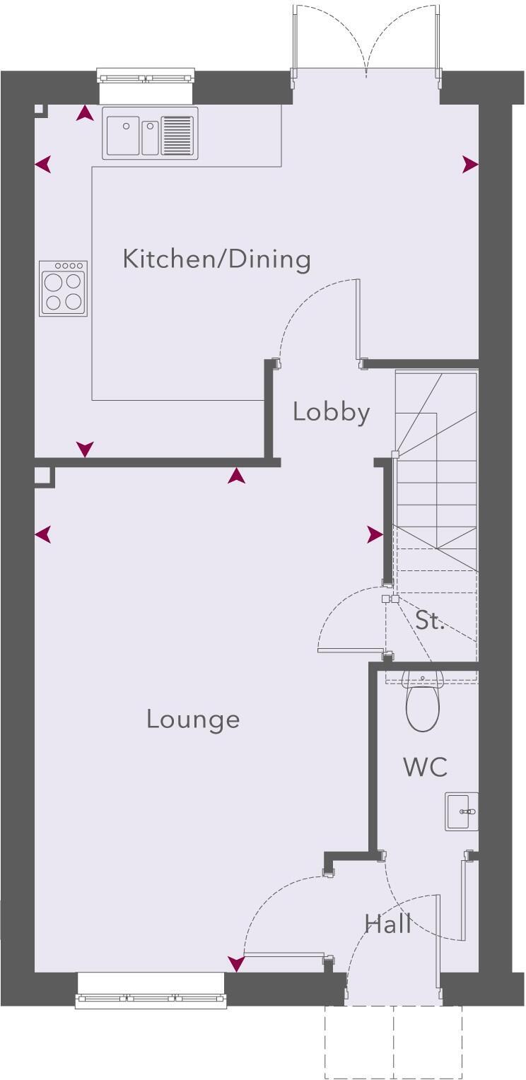 Barleyfield Drive, Nottingham, Nottinghamshire,
NG11 2AZ, 
UK floorplan