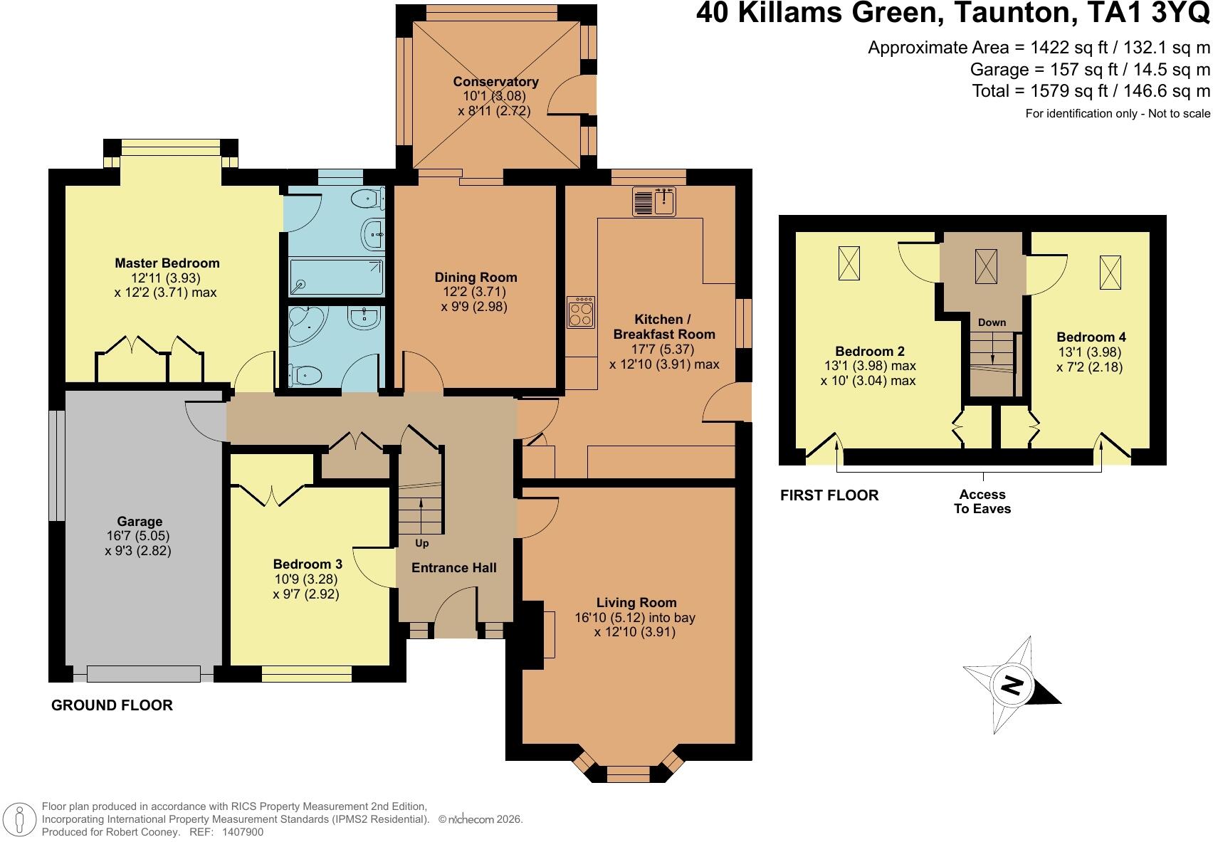 Killams Green, Taunton floorplan