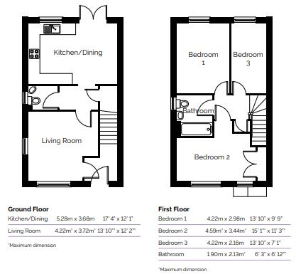 Cromwell Abbey, Ramsey floorplan