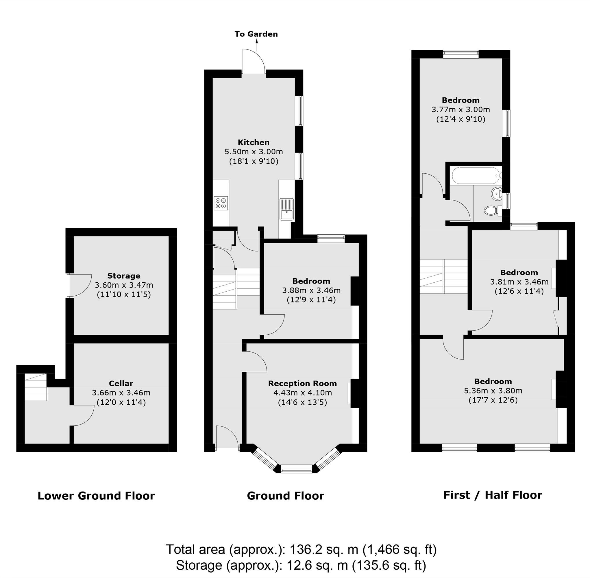 Bayston Road, Stoke Newington floorplan