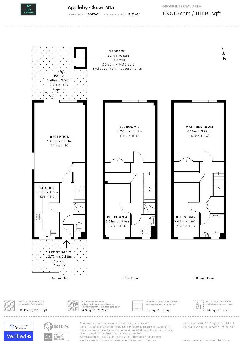 Appleby Close, Seven Sisters, N15 floorplan